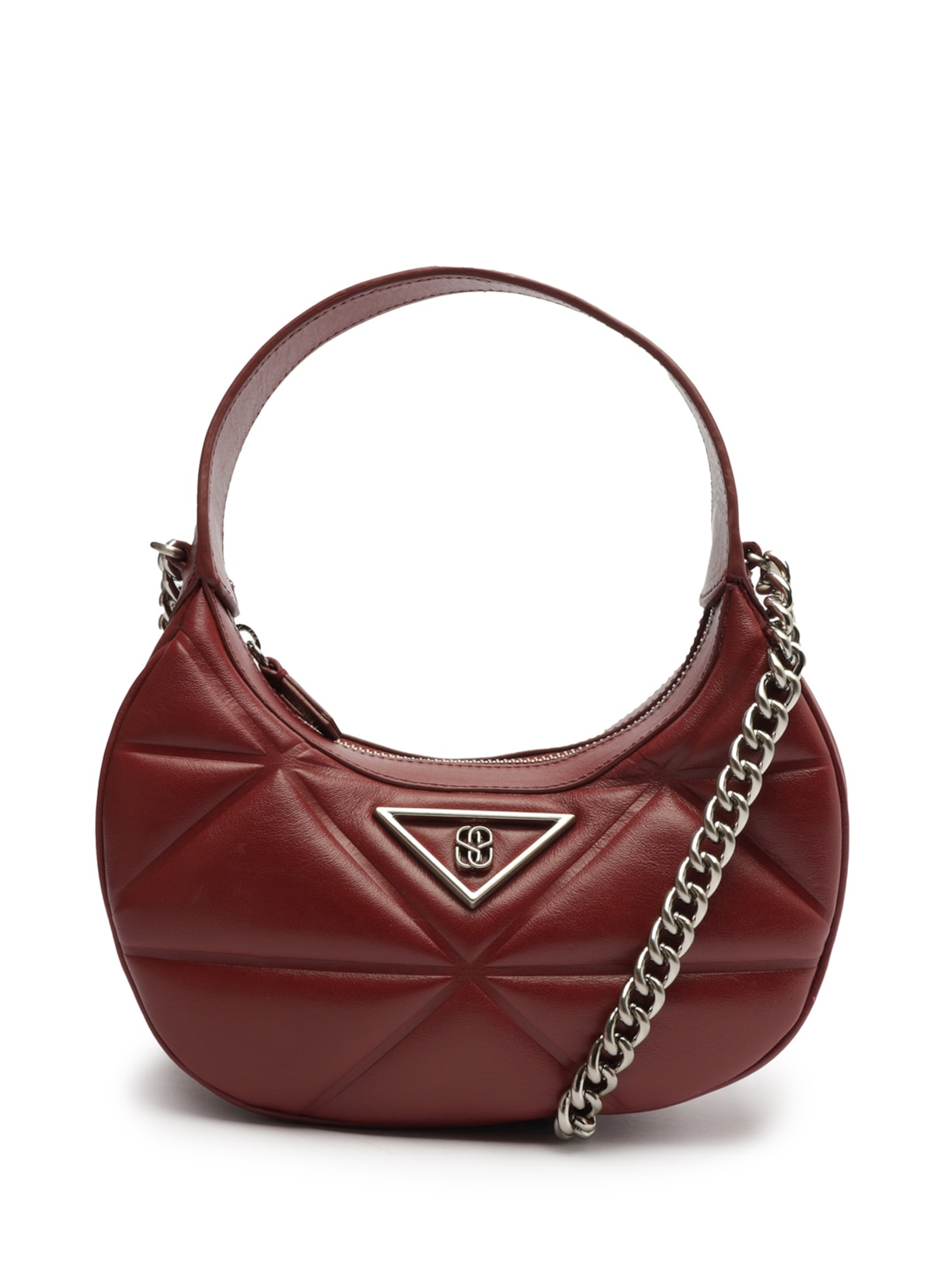 Bolsa Feminina Pequena Poppy Couro Vermelho Schutz