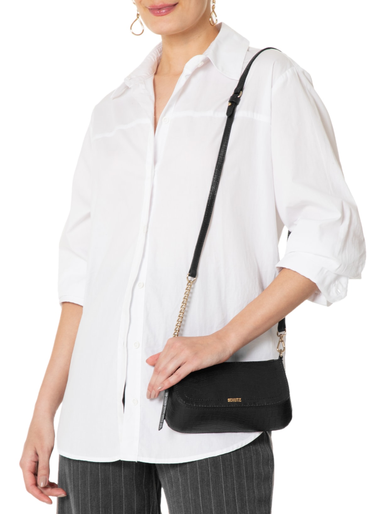 Bolsa Feminina Pequena Preto Schutz