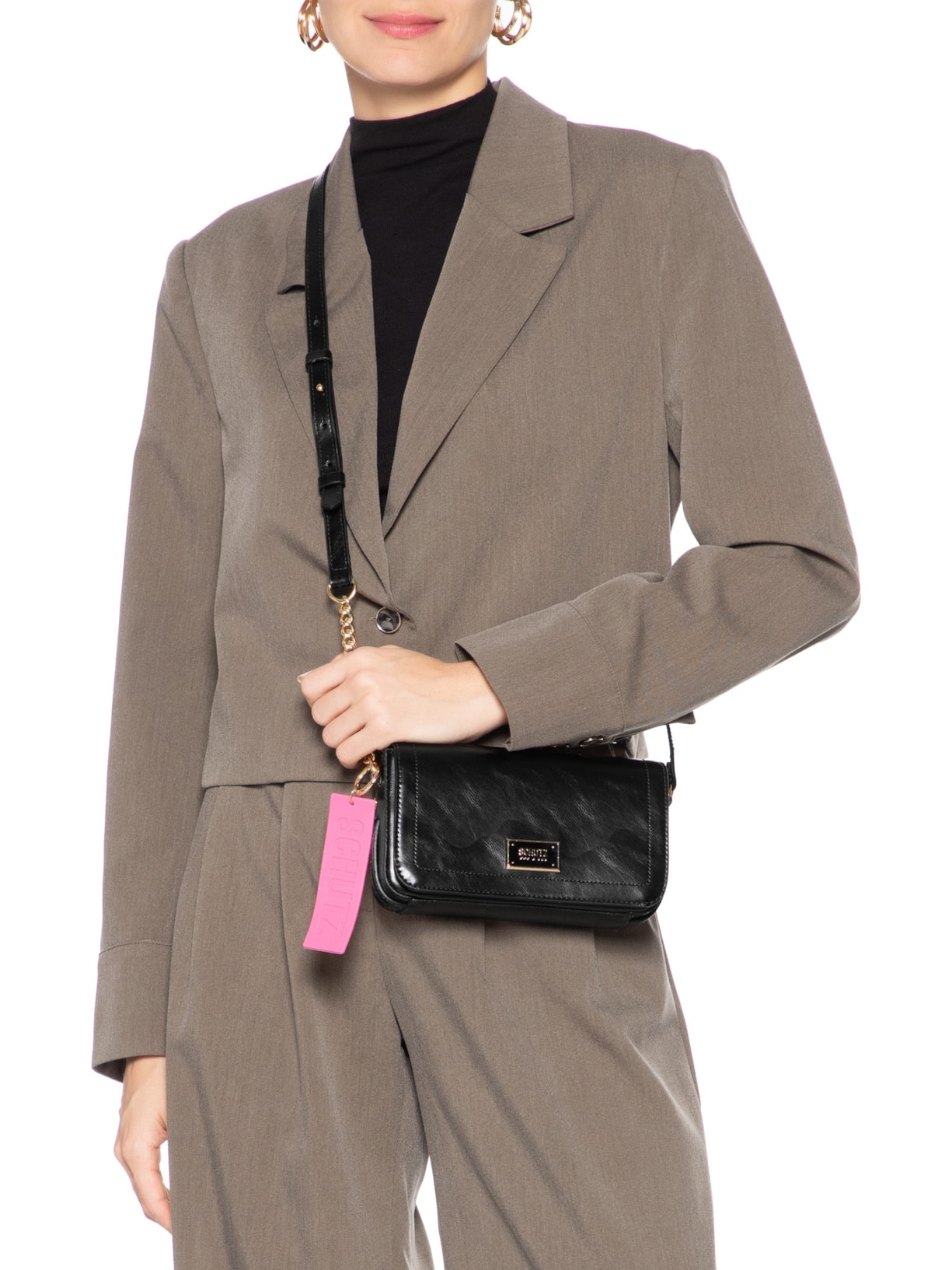 Bolsa Feminina Pequena Preto Schutz