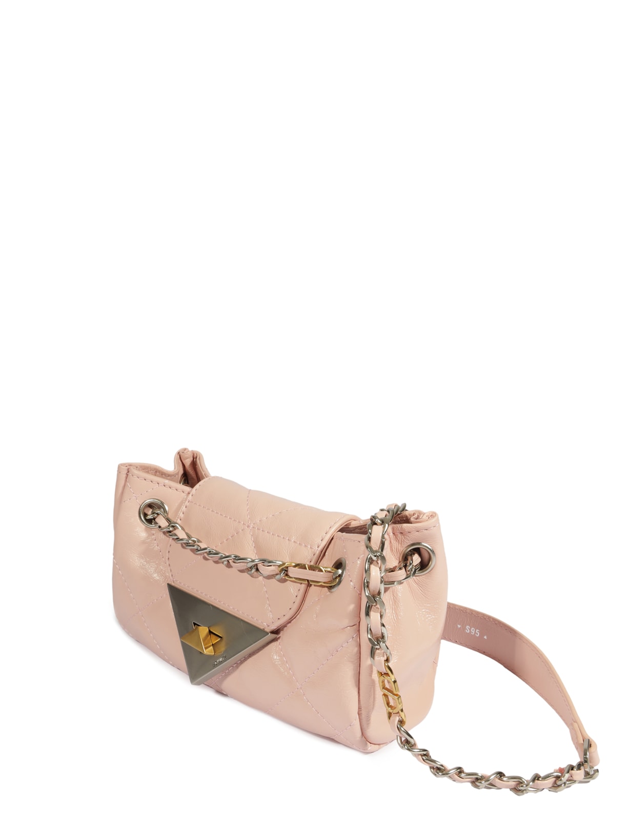 Bolsa Feminina Pequena S95 Couro Rosa Schutz