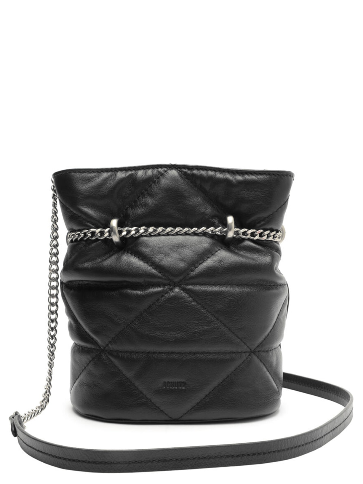 Bolsa Feminina Pequena Soft Calf Preto Schutz