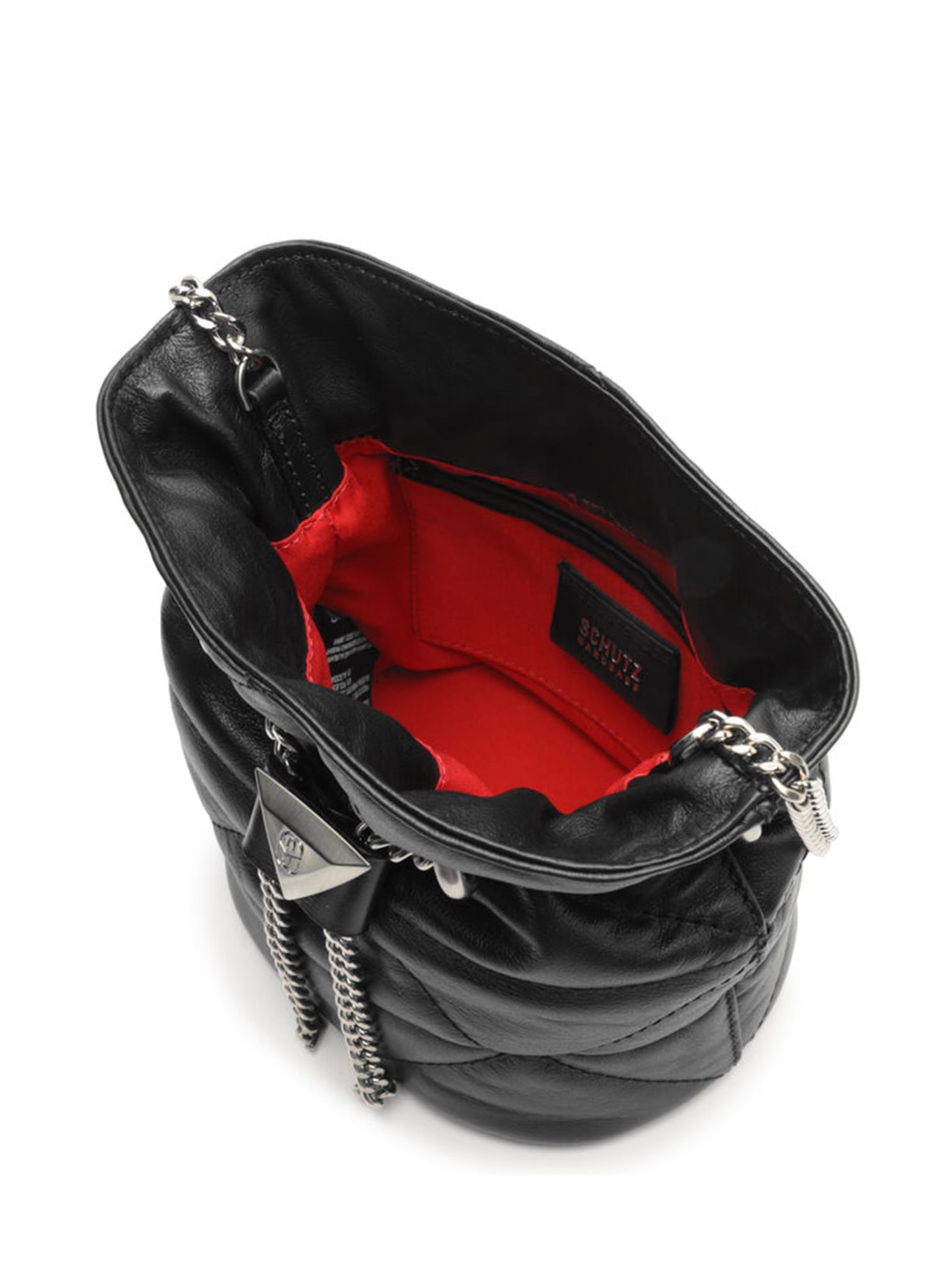 Bolsa Feminina Pequena Soft Calf Preto Schutz