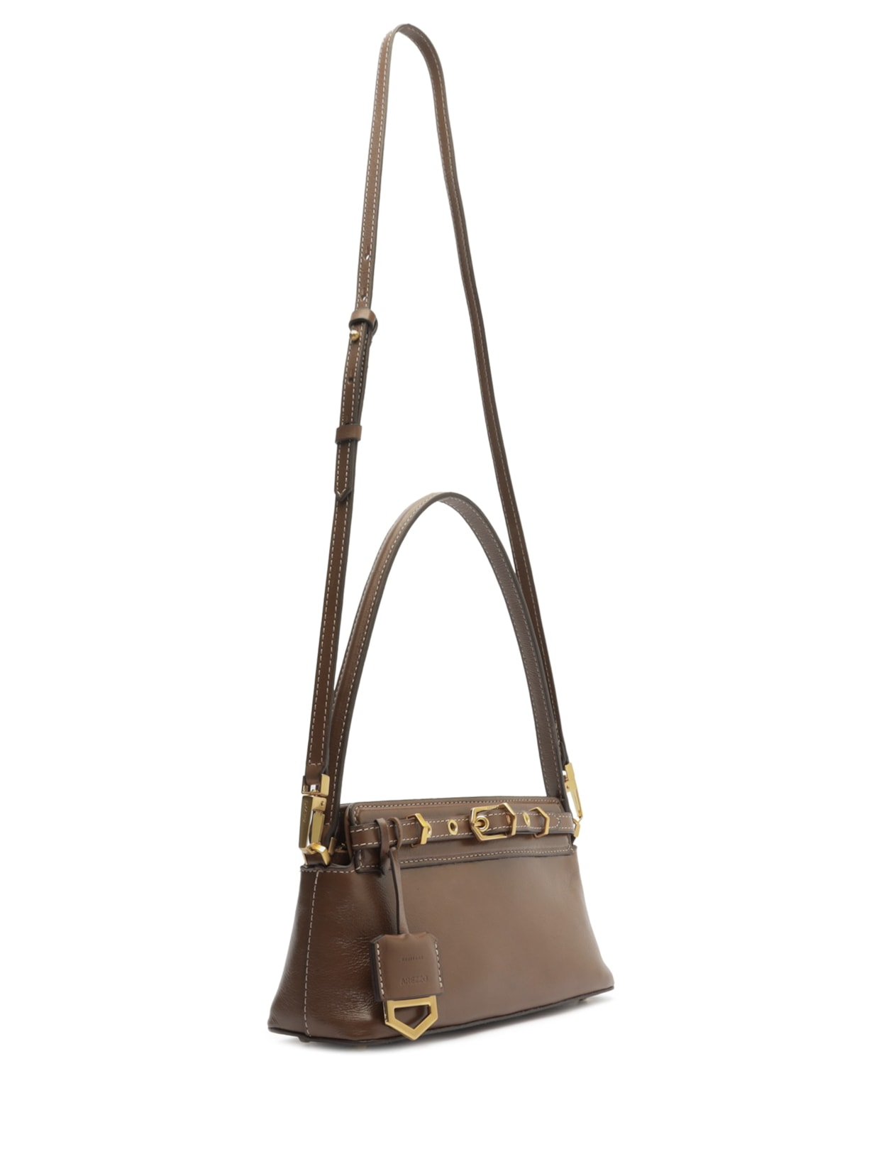 Bolsa Feminina Pequena Tiracolo Marrom Arezzo
