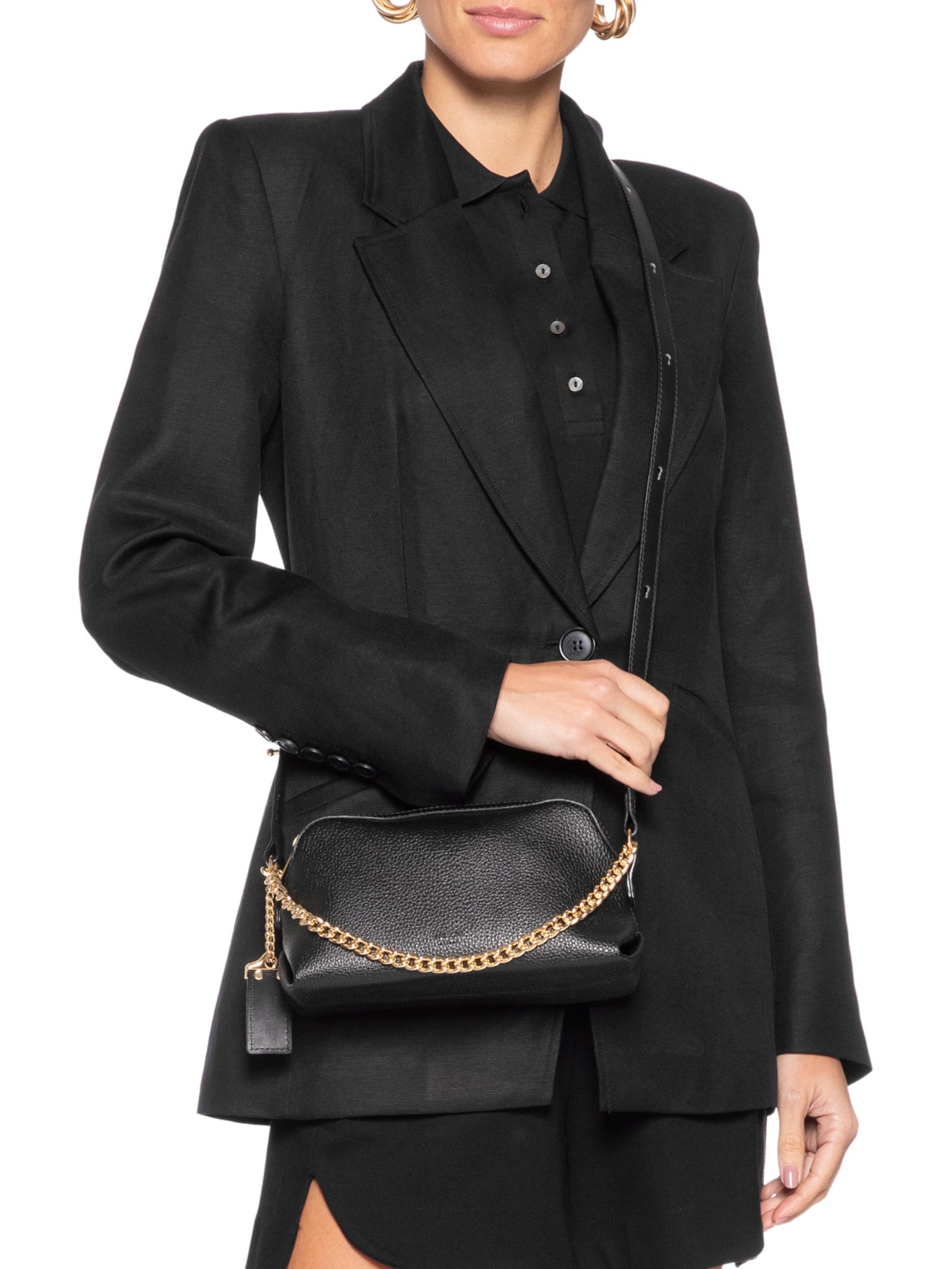Bolsa Feminina Pequena Tiracolo Preto Arezzo