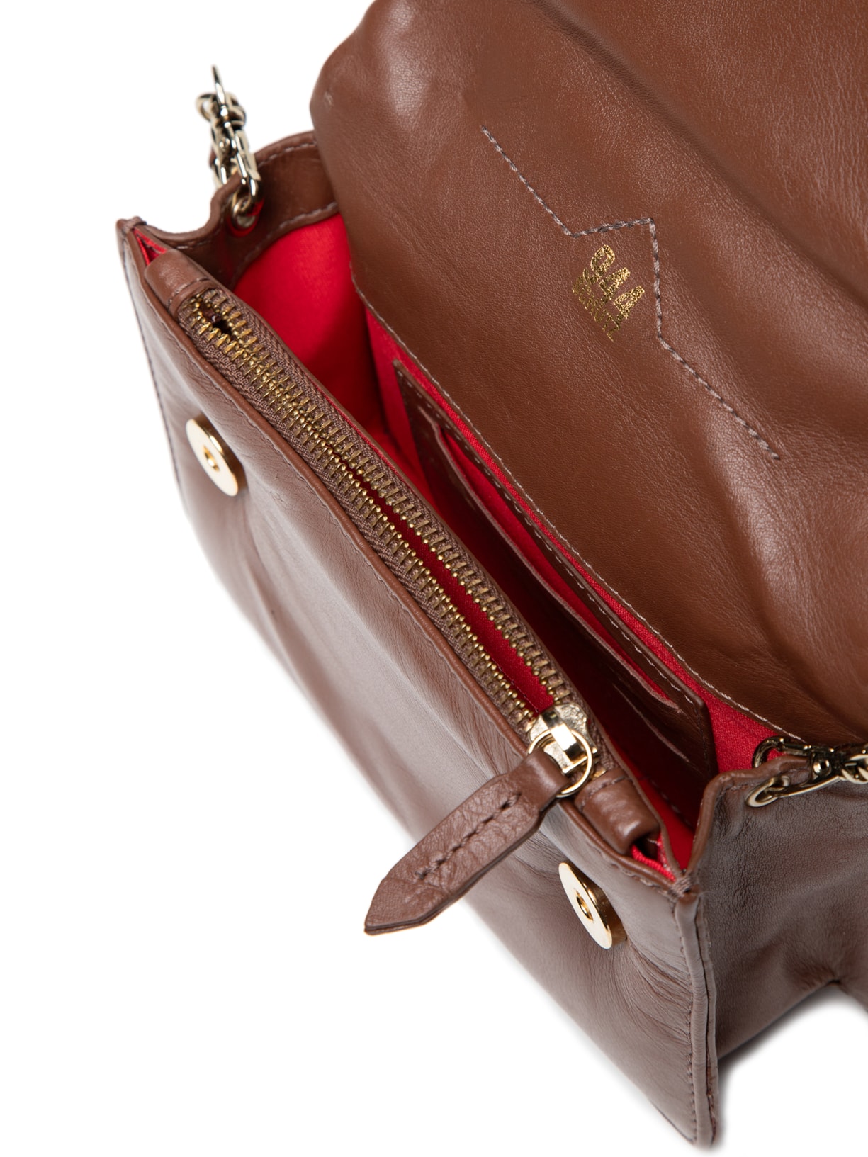 Bolsa Feminina Pequena Tiracolo Soft Calf Marrom Schutz