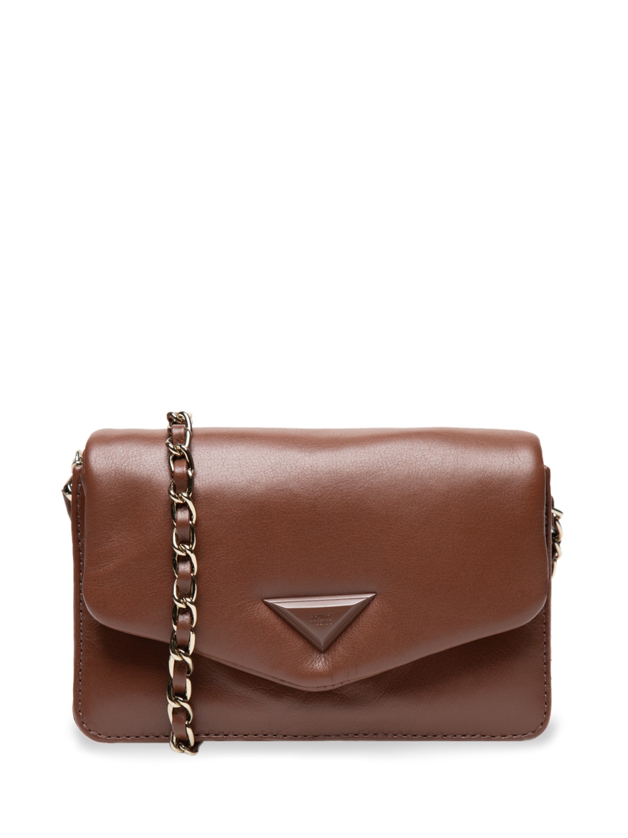 Bolsa Feminina Pequena Tiracolo Soft Calf - Marrom