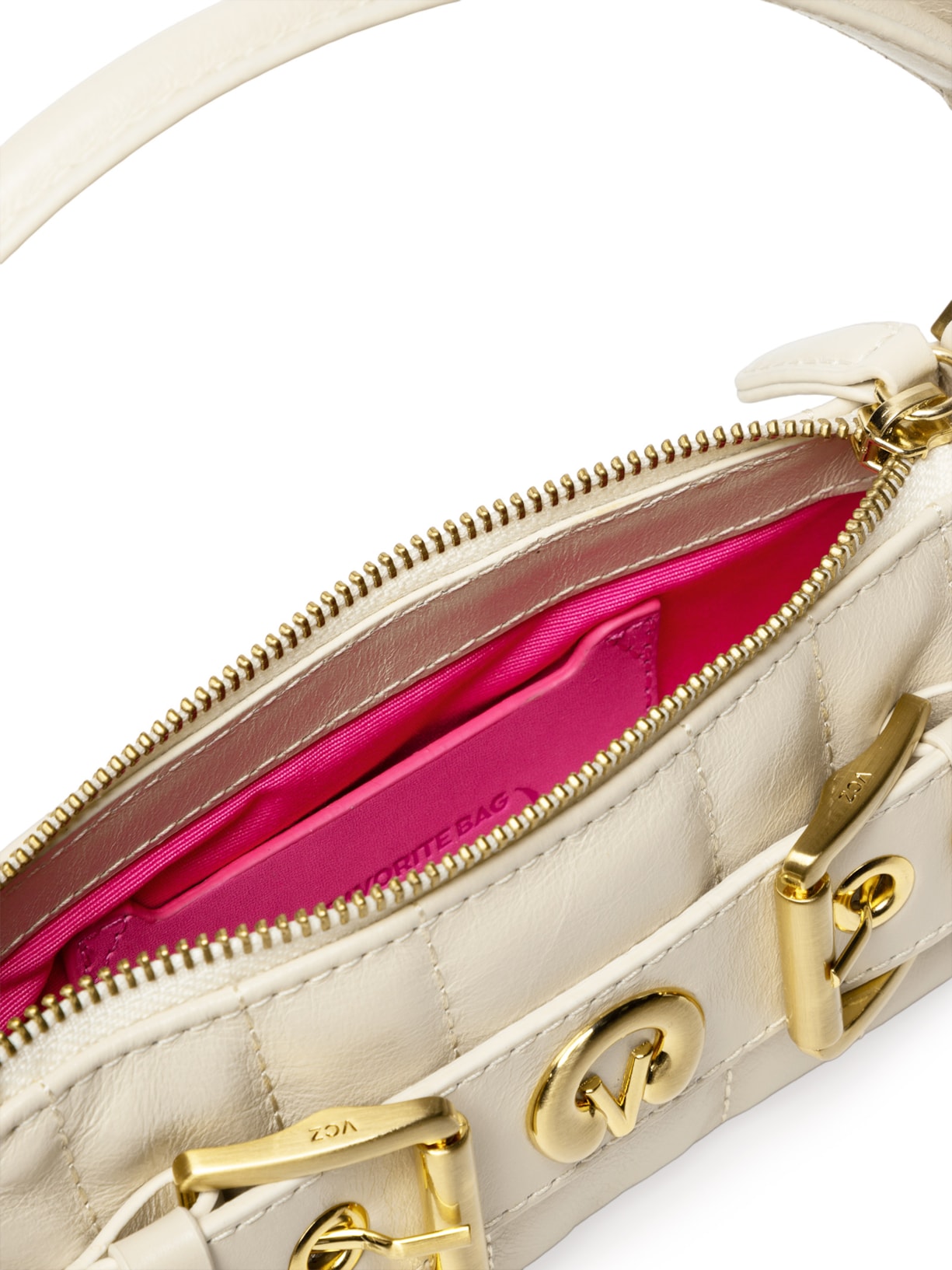 Bolsa Feminina Pequena Trento Branco Vicenza