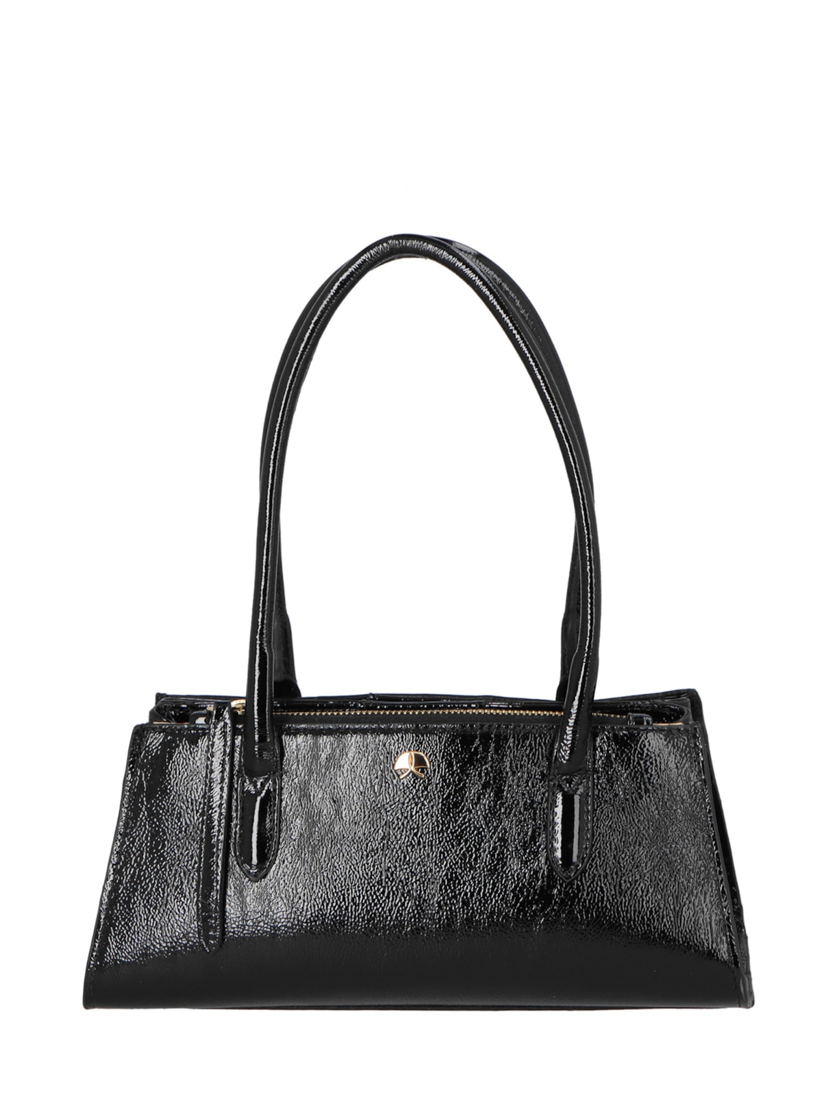 Bolsa Feminina Pequena Verniz Show Preto Luiza Barcelos