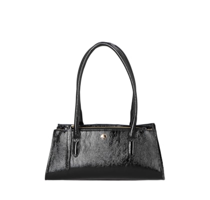 Bolsa Feminina Pequena Verniz Show - Preto