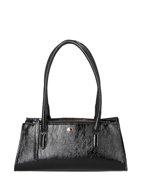 Bolsa Feminina Pequena Verniz Show - Preto