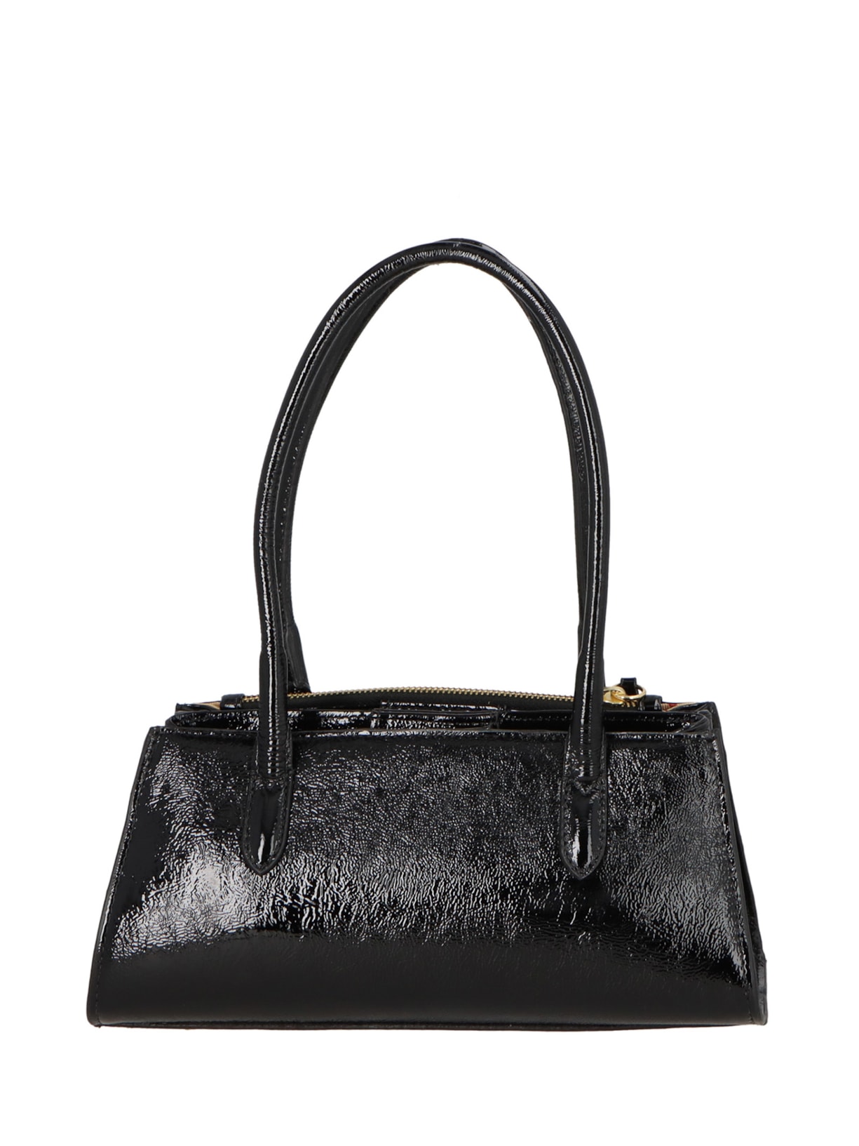 Bolsa Feminina Pequena Verniz Show Preto Luiza Barcelos