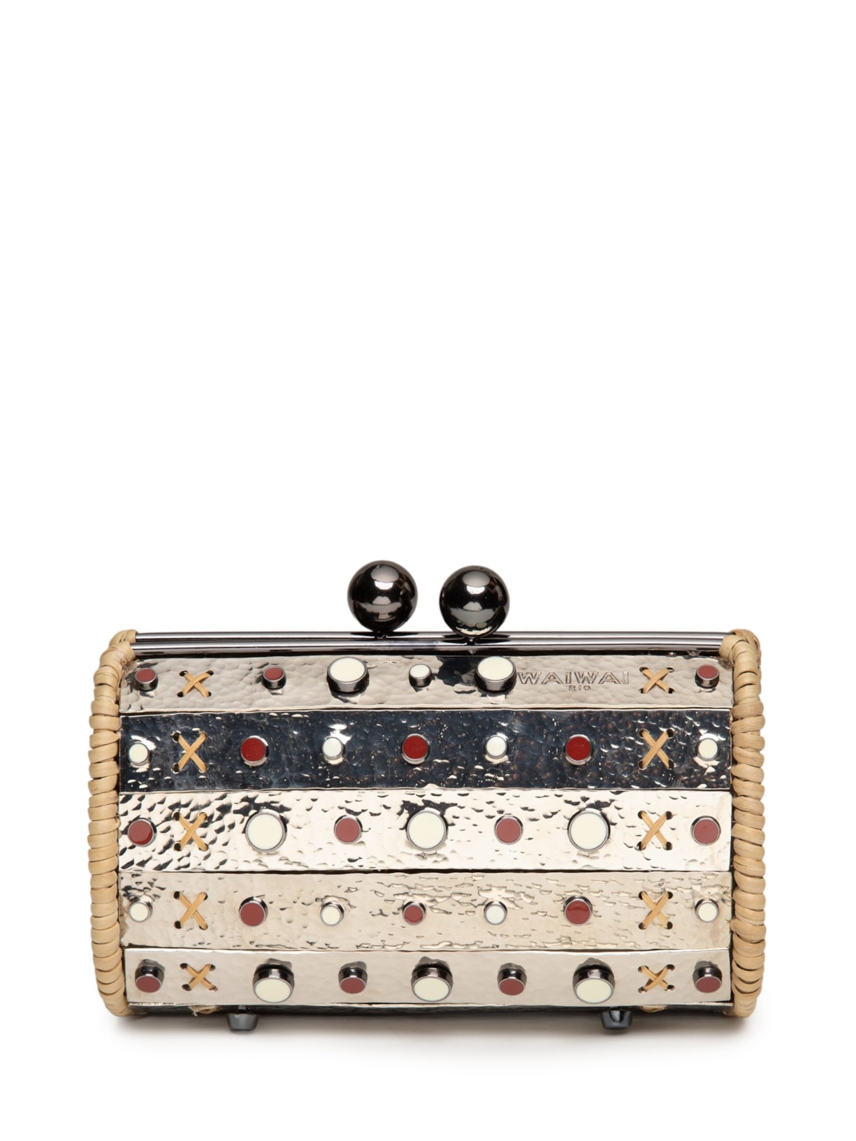 Bolsa Feminina Petit Baoba Onix II Aton Prateado Waiwai