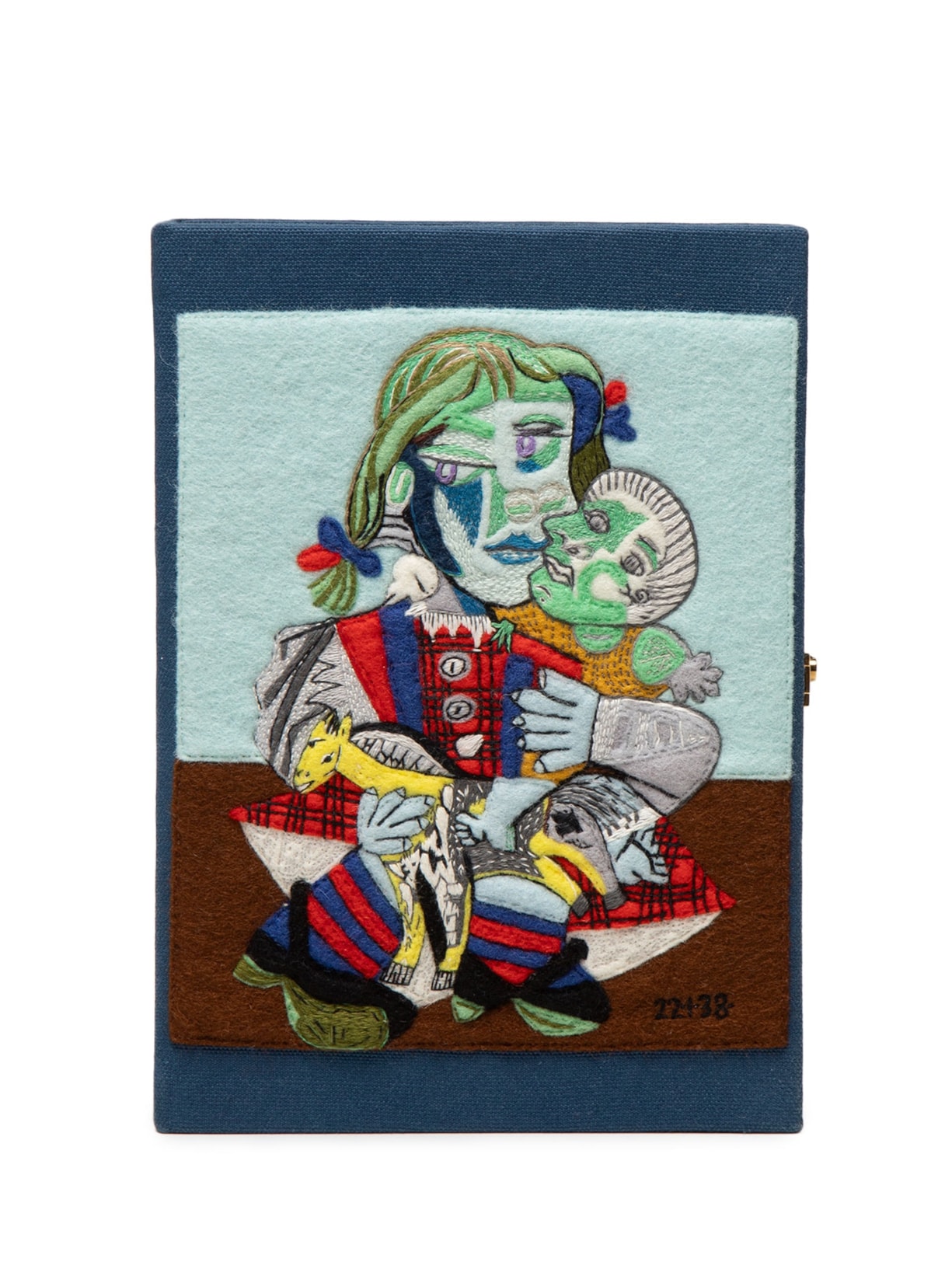 Bolsa Feminina Picasso Maya À La Poupée - Azul