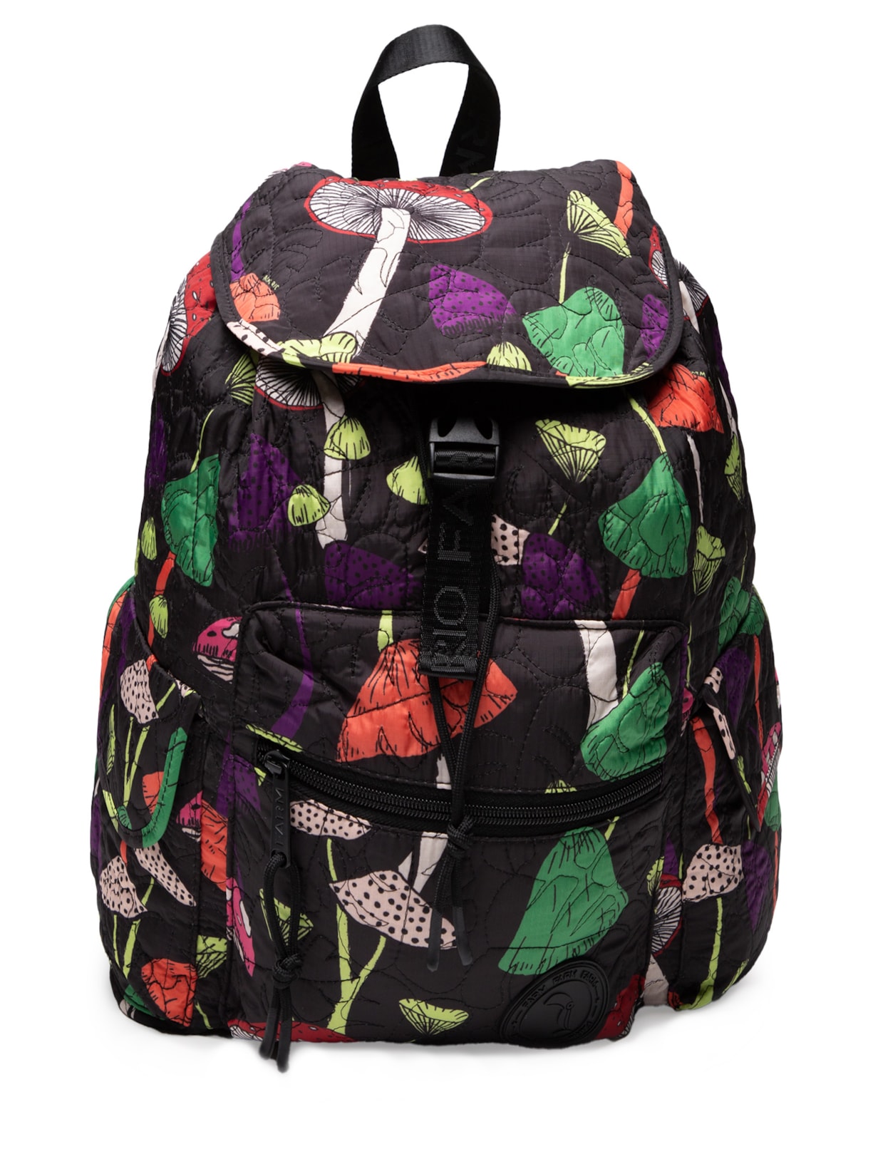 Bolsa Feminina Pipoca Cogumelos - Preto