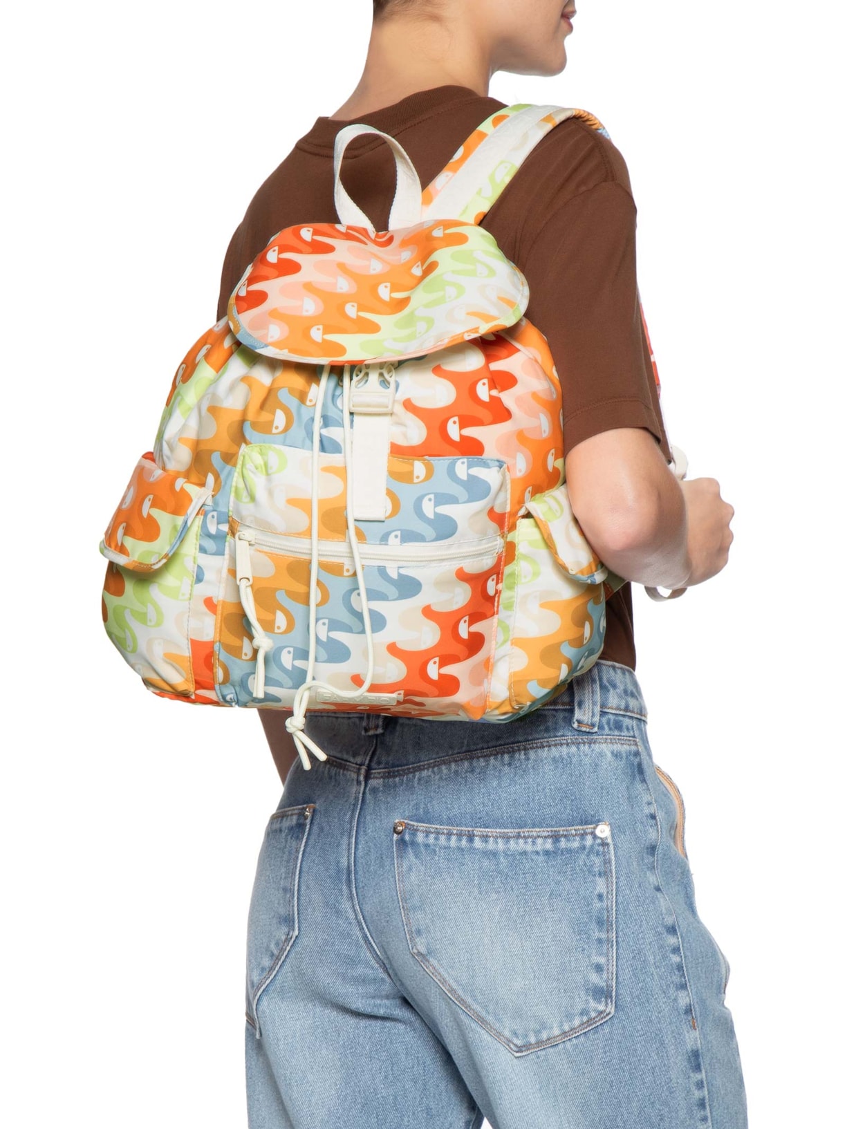 Bolsa Feminina Pipoca Copatucano Multi Laranja Farm Etc