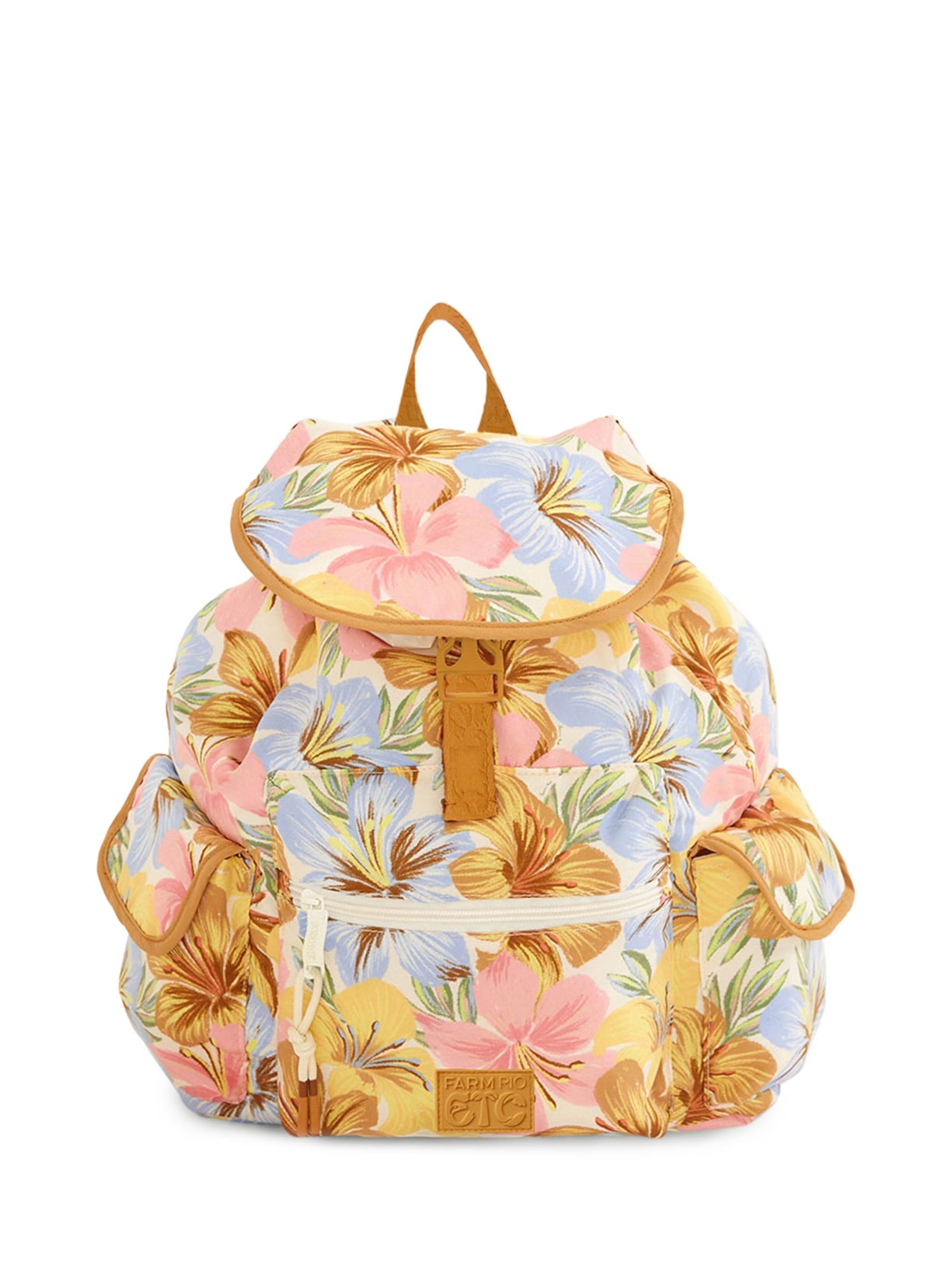 Bolsa Feminina Pipoca Floral Bahia Laranja Farm Etc