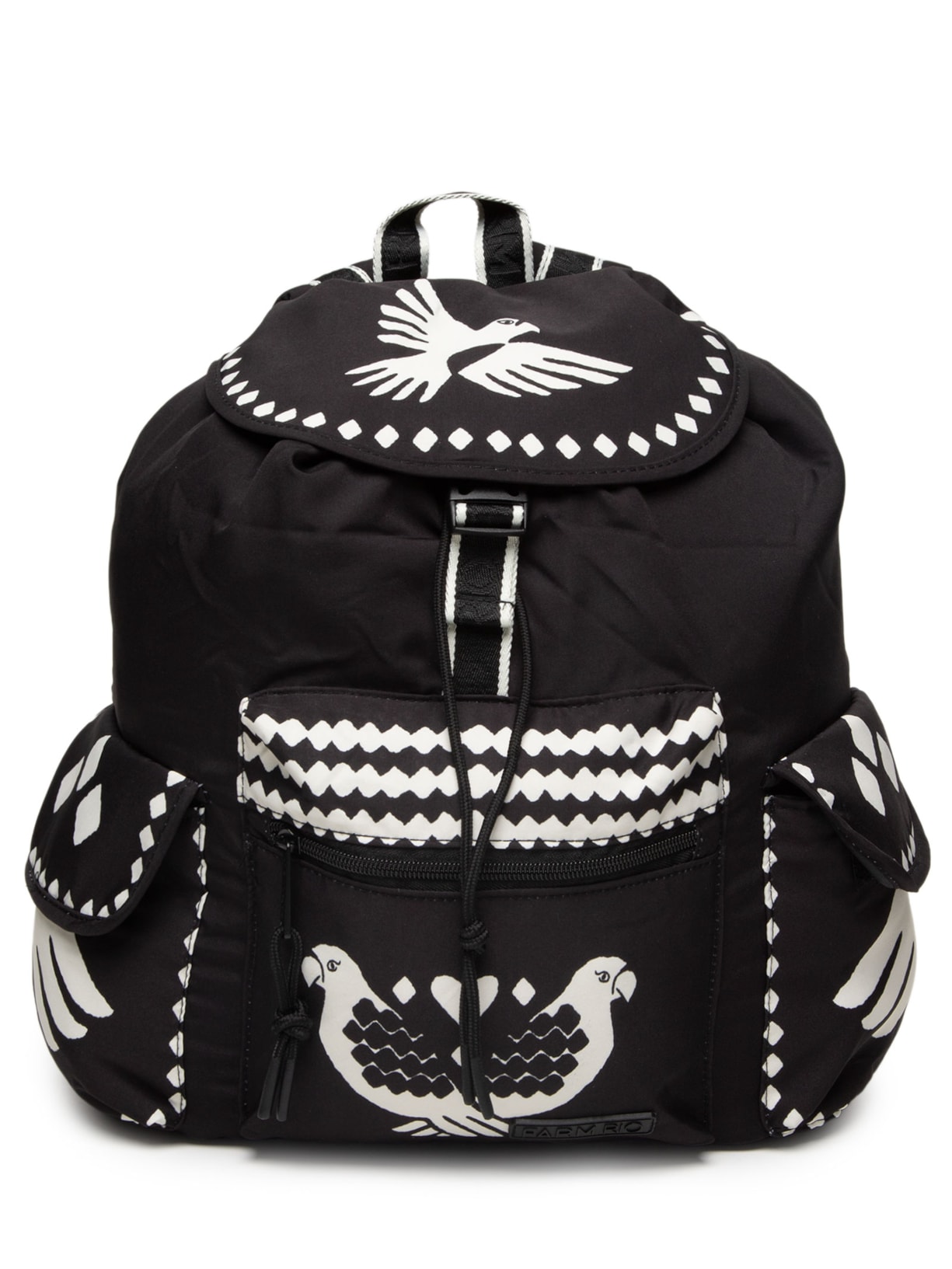 Bolsa Feminina Pipoca Lenço Dia E Noite - Preto