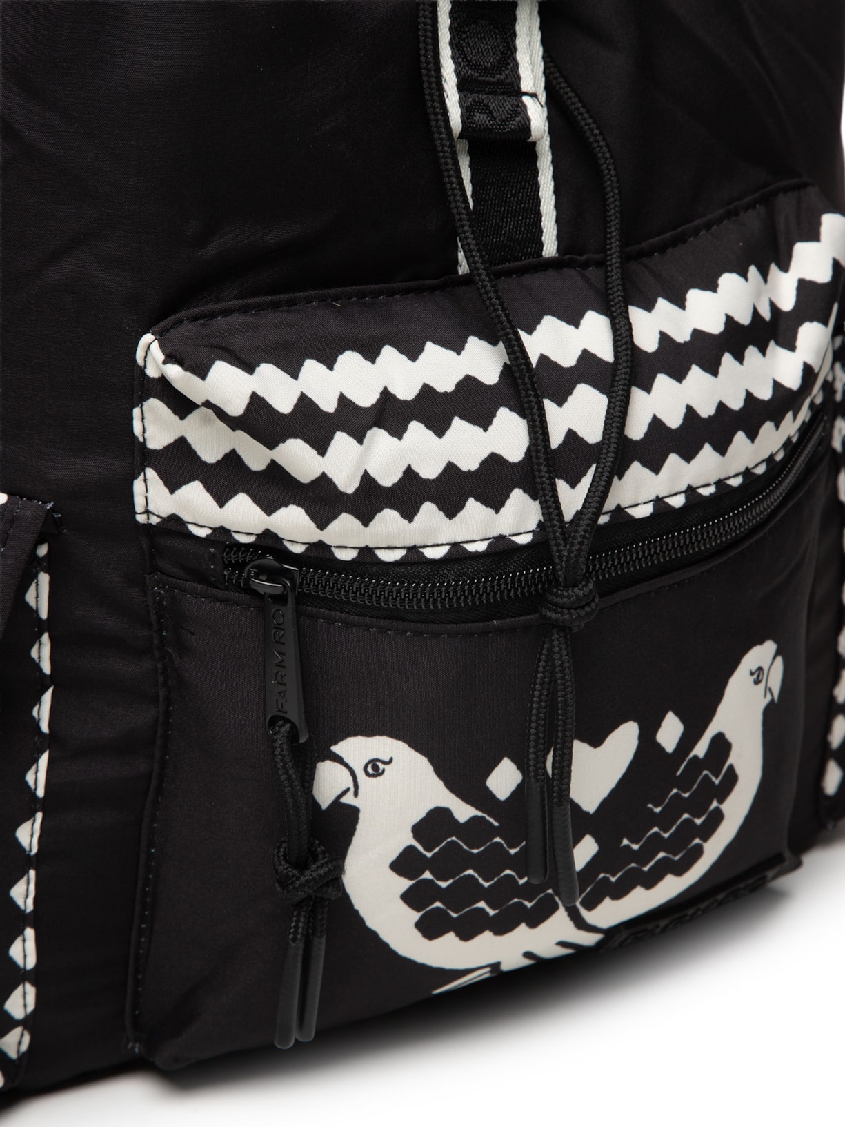 Bolsa Feminina Pipoca Lenço Dia E Noite Preto Farm Etc