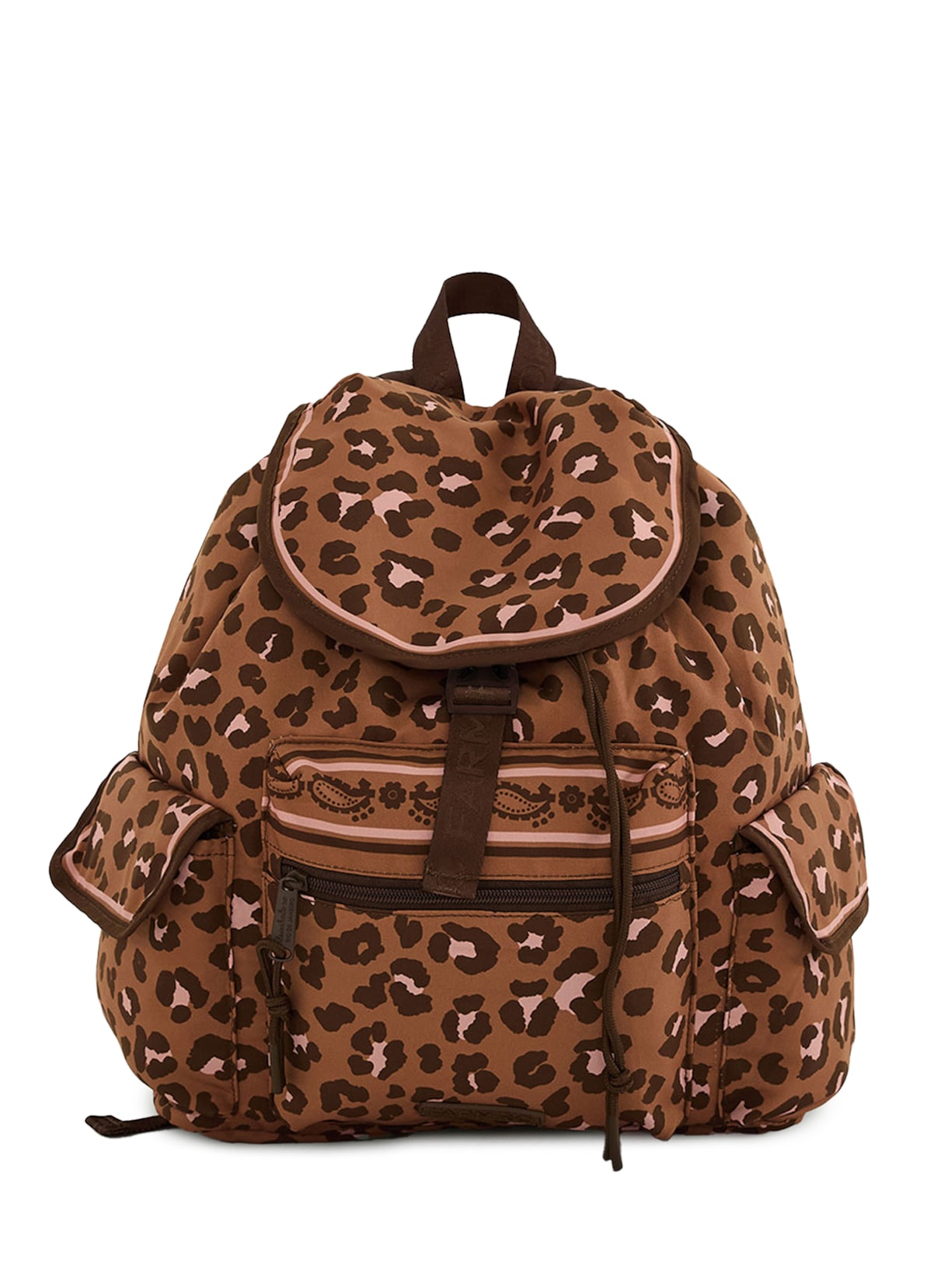 Bolsa Feminina Pipoca Onça Bandana Caramelo Animal Print Farm Etc