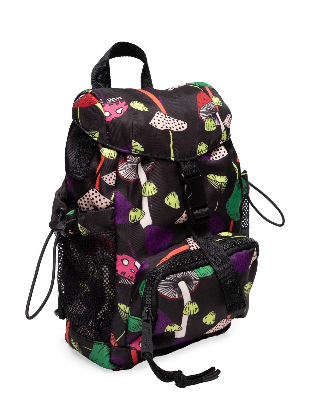 Bolsa Feminina Pipoquinha Cogumelos Preto Farm Etc