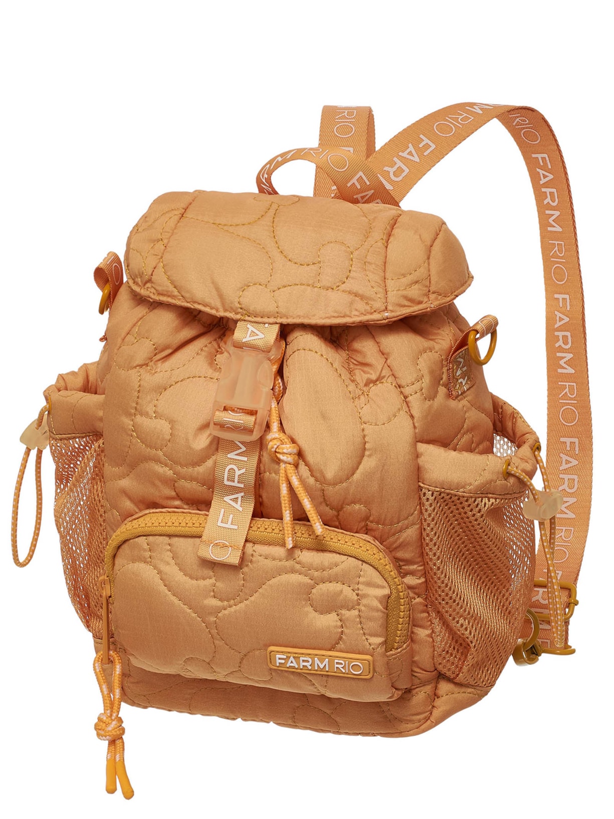 Bolsa Feminina Pipoquinha Puffer Laranja Farm Etc