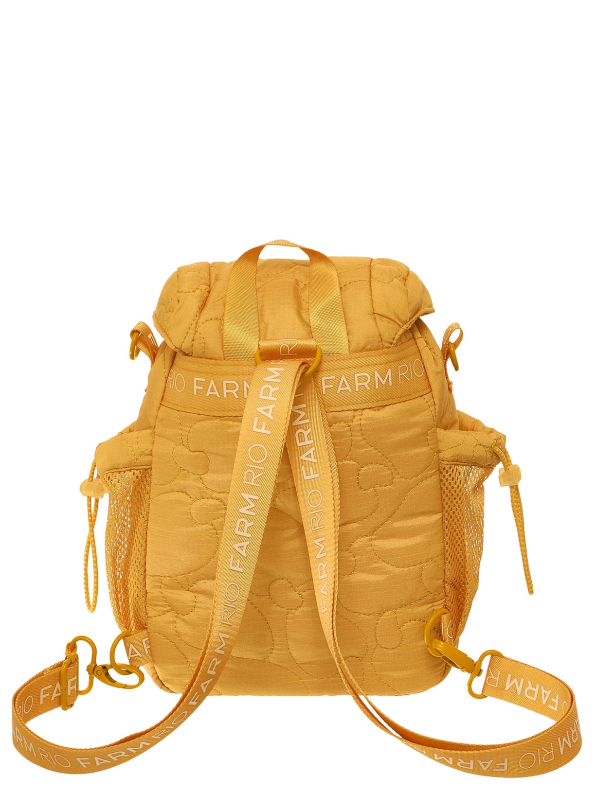 Bolsa Feminina Pipoquinha Puffer Laranja Farm Etc