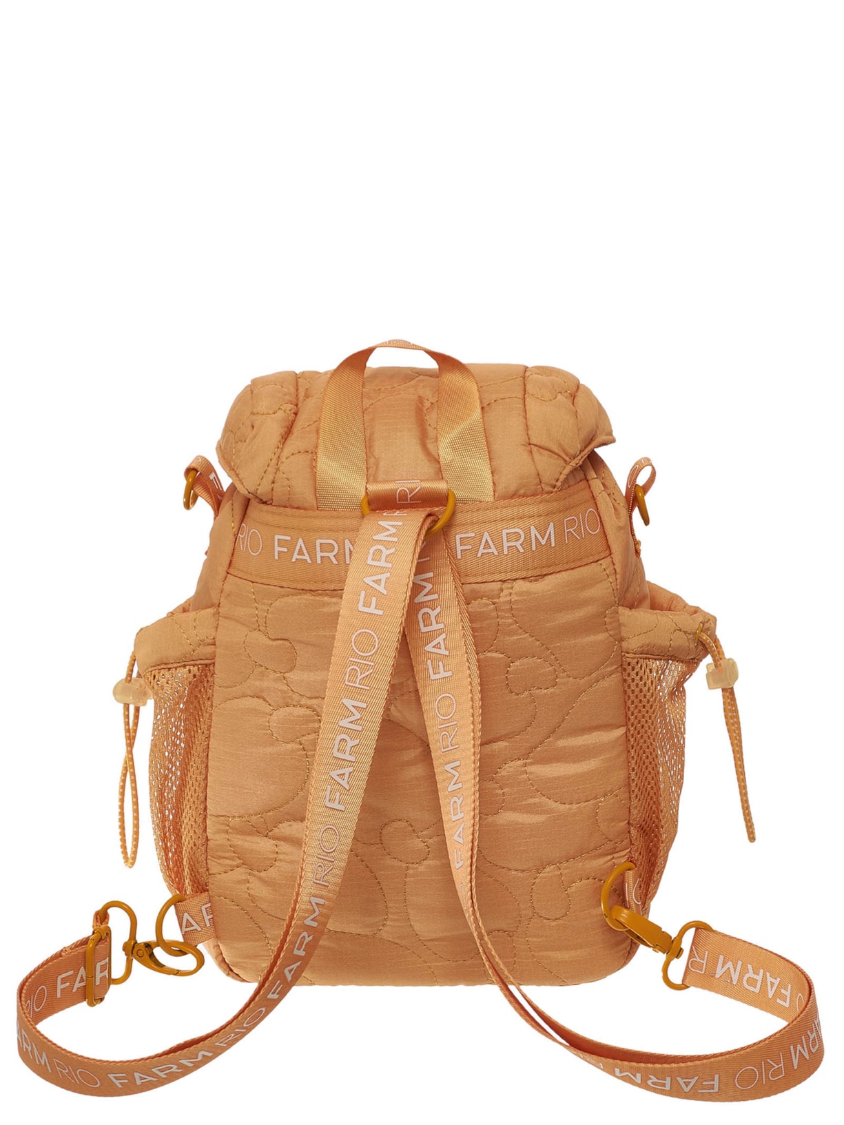 Bolsa Feminina Pipoquinha Puffer Laranja Farm Etc
