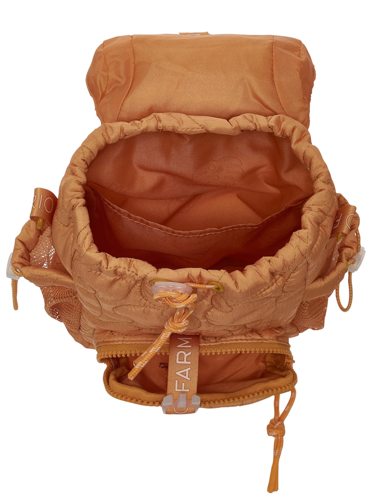 Bolsa Feminina Pipoquinha Puffer Laranja Farm Etc