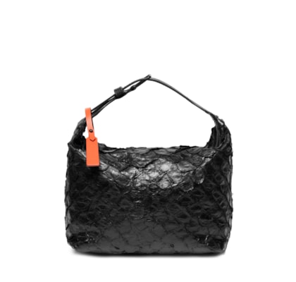 Bolsa Feminina Pirarucu Bekare XL - Preto