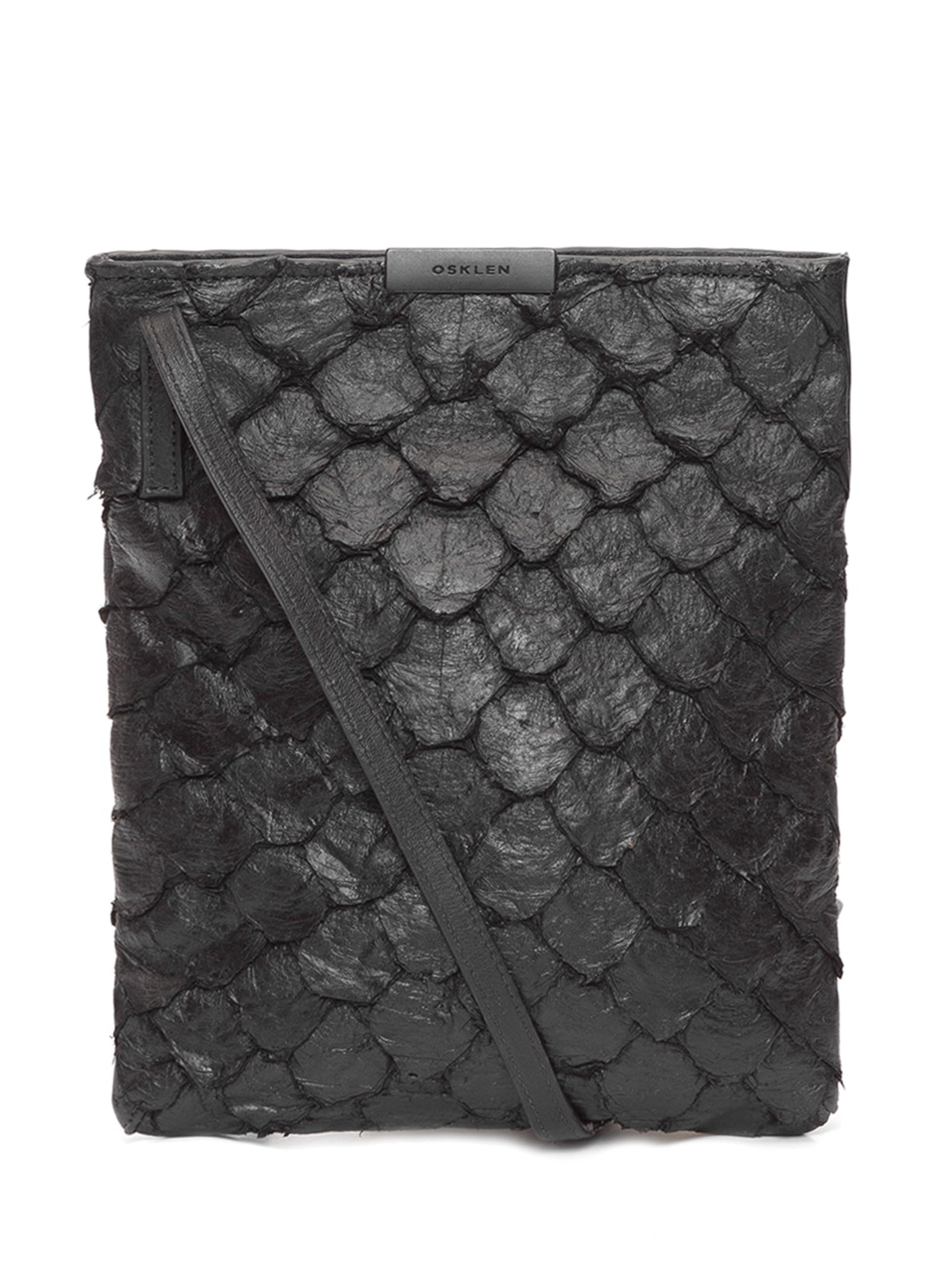 Bolsa Feminina Pirarucu Mini Flat Bag - Preto