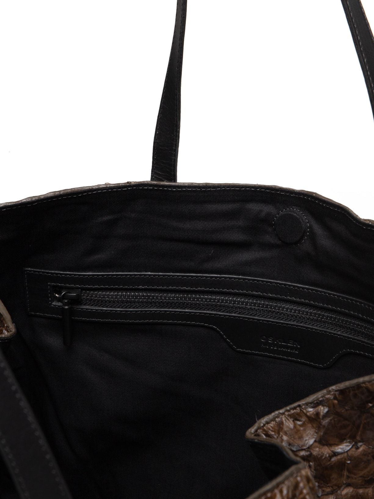 Bolsa Feminina Pirarucu Yvi Marrom Osklen