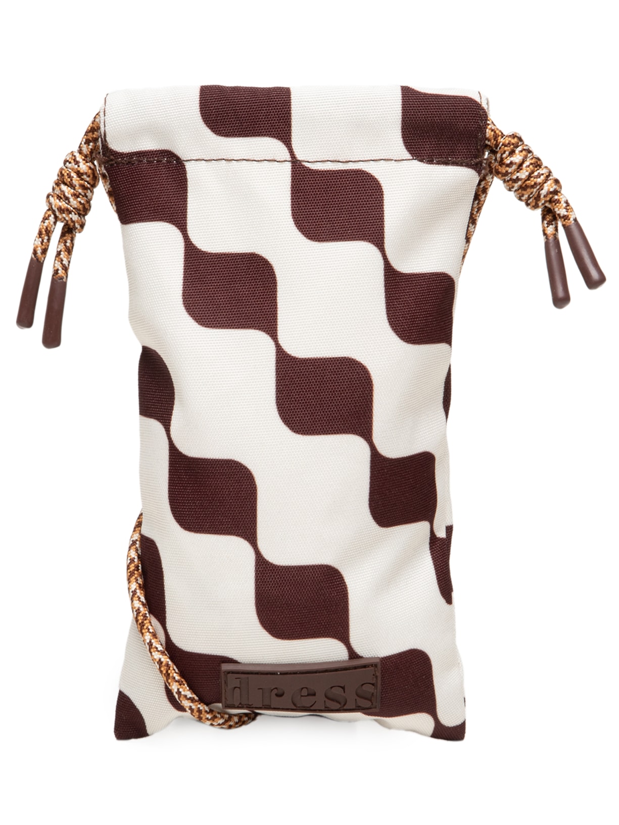 Bolsa Feminina Porta Celular Estampa Bossa Nova - Marrom