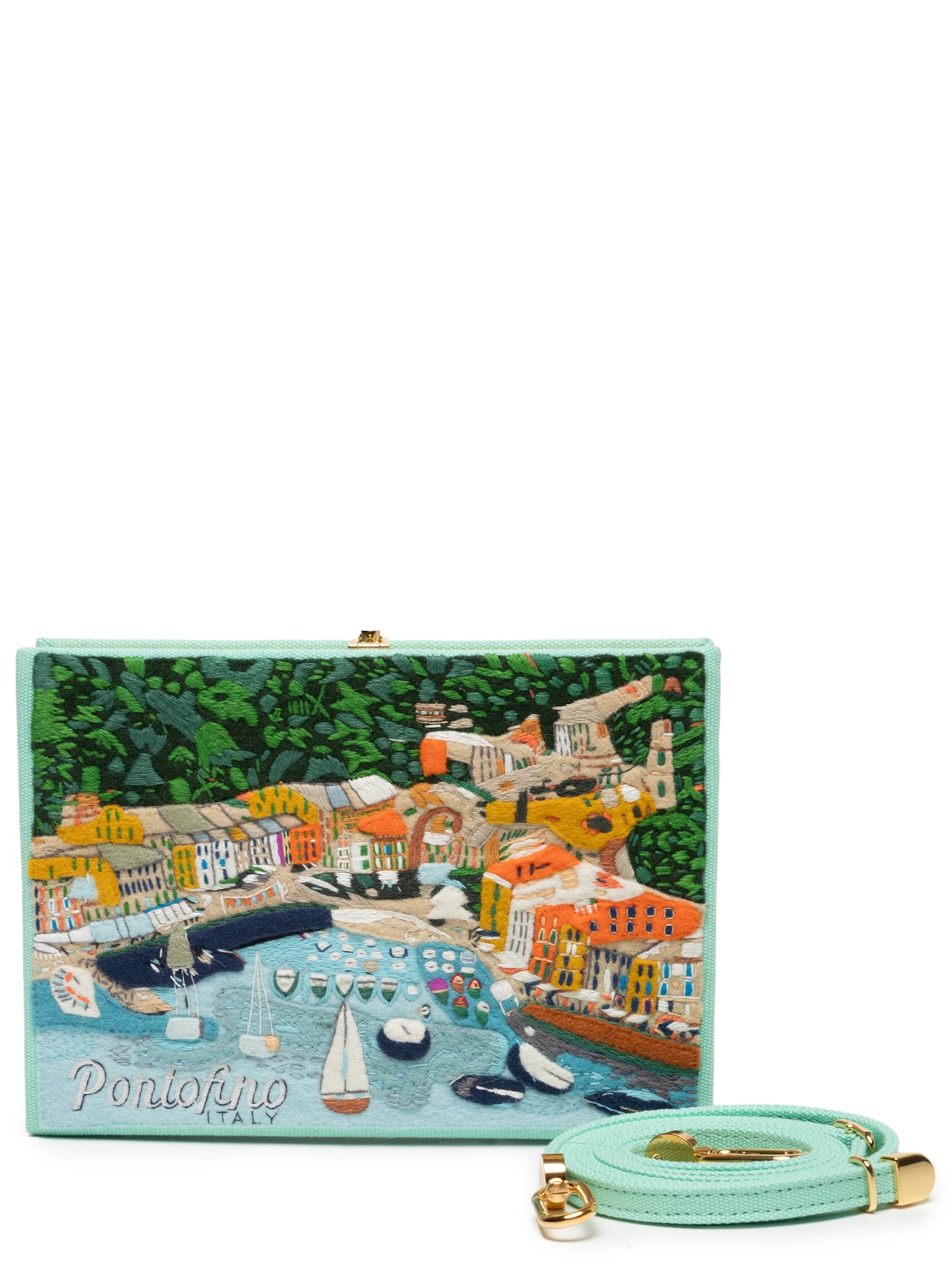 Bolsa Feminina Portofino Aquamarine Strapped - Verde