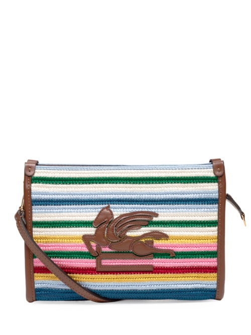Bolsa Feminina Pouch Trimming - Azul