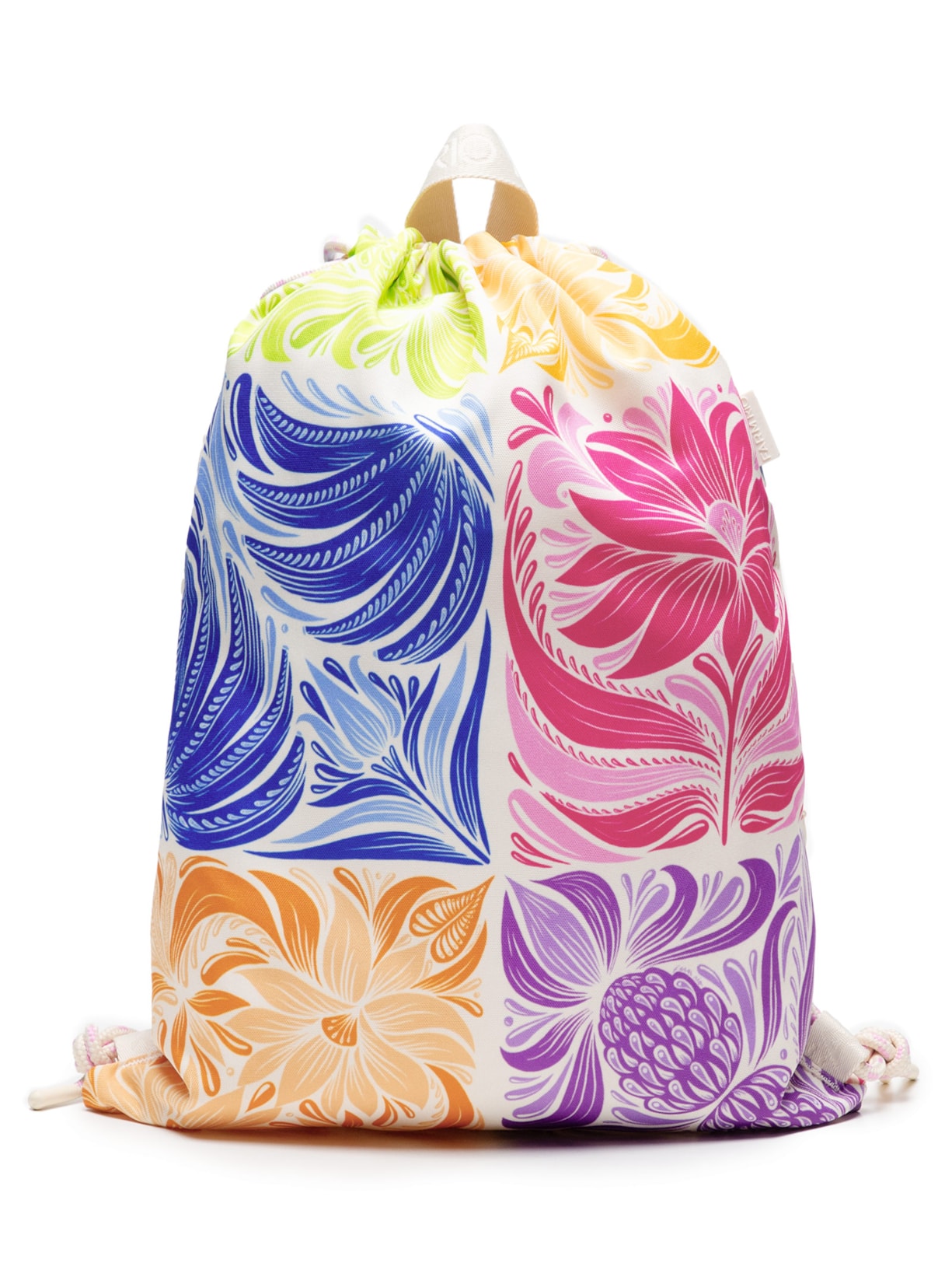 Bolsa Feminina Praiana Arco - Íris Tropical - Branco