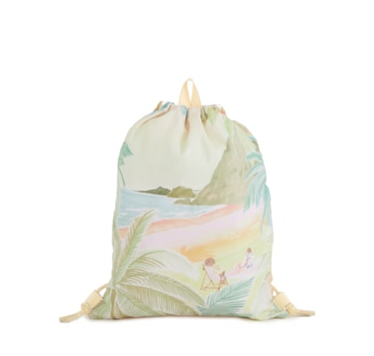 Bolsa Feminina Praiana Fim De Tarde Multicolorido - Amarelo