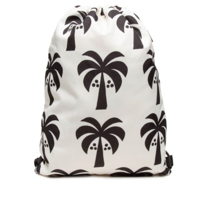 Bolsa Feminina Praiana Floral X Dança De Listras - Branco