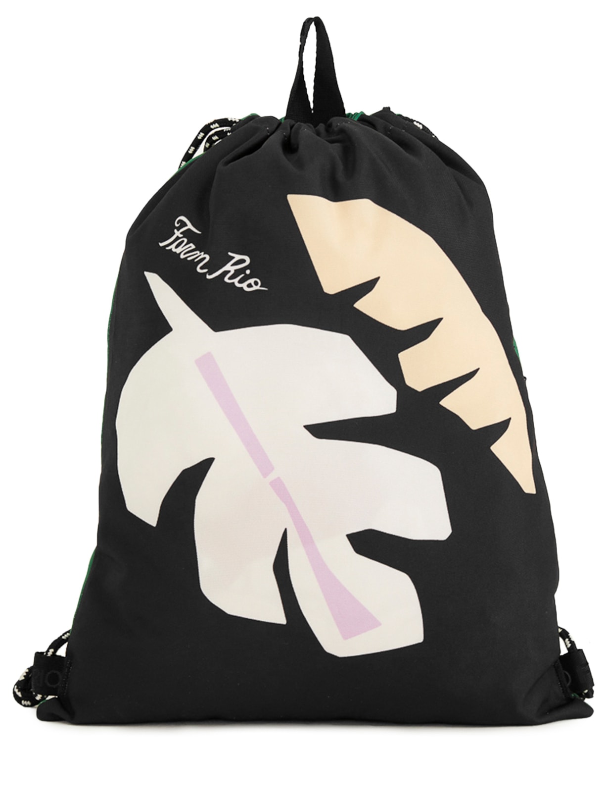 Bolsa Feminina Praiana Lenço Brasil Multicolorido - Preto