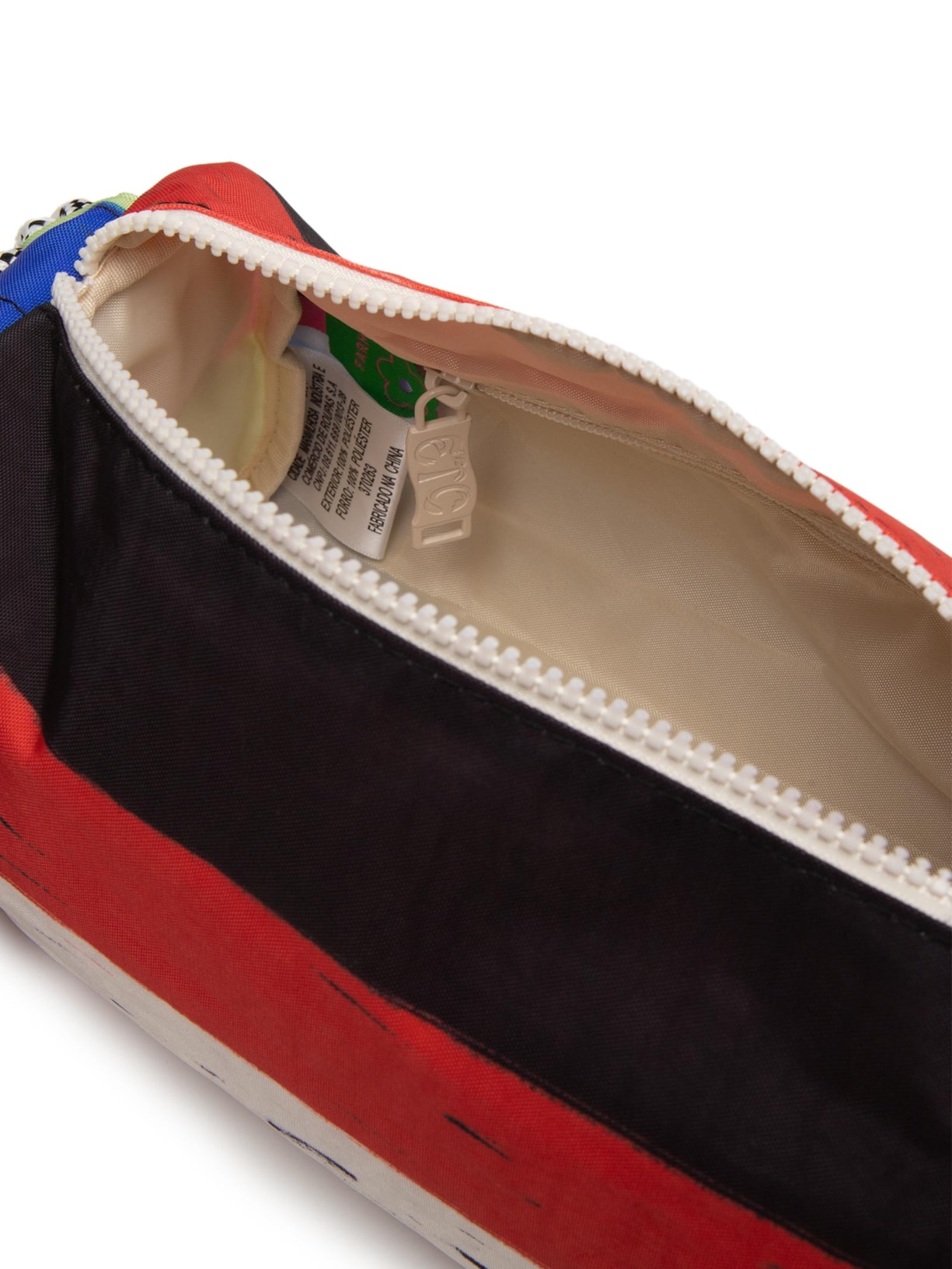 Bolsa Feminina Quadrada Listra Jardim Multi Preto Farm Etc