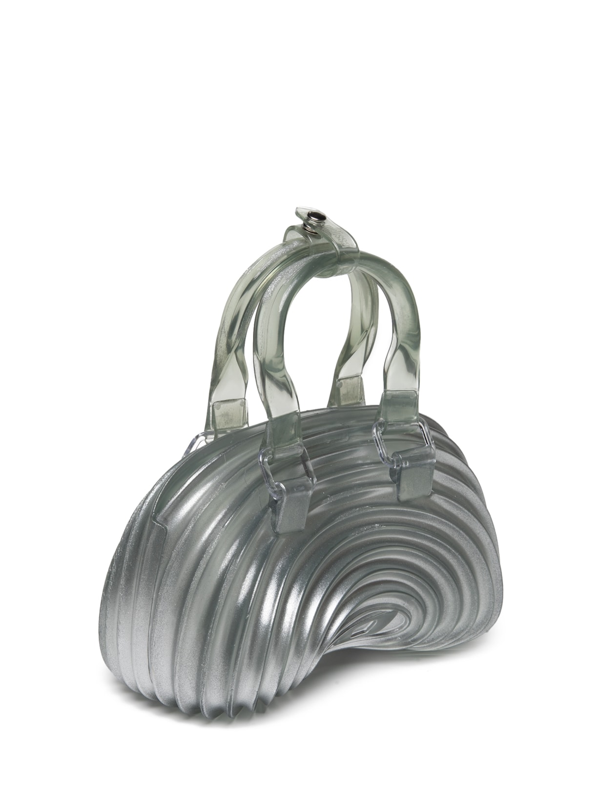 Bolsa Feminina Quantum Dome Prateado Melissa + Diesel