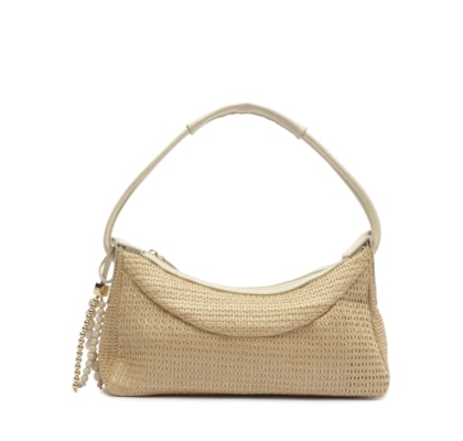 Bolsa Feminina Ráfia - Bege
