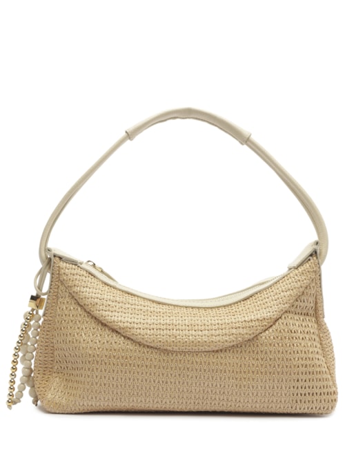 Bolsa Feminina Ráfia - Bege