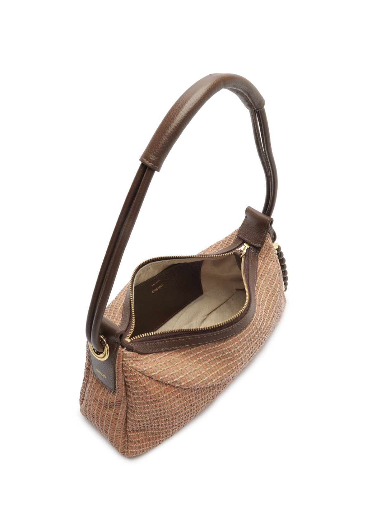 Bolsa Feminina Ráfia Marrom Arezzo + Isla