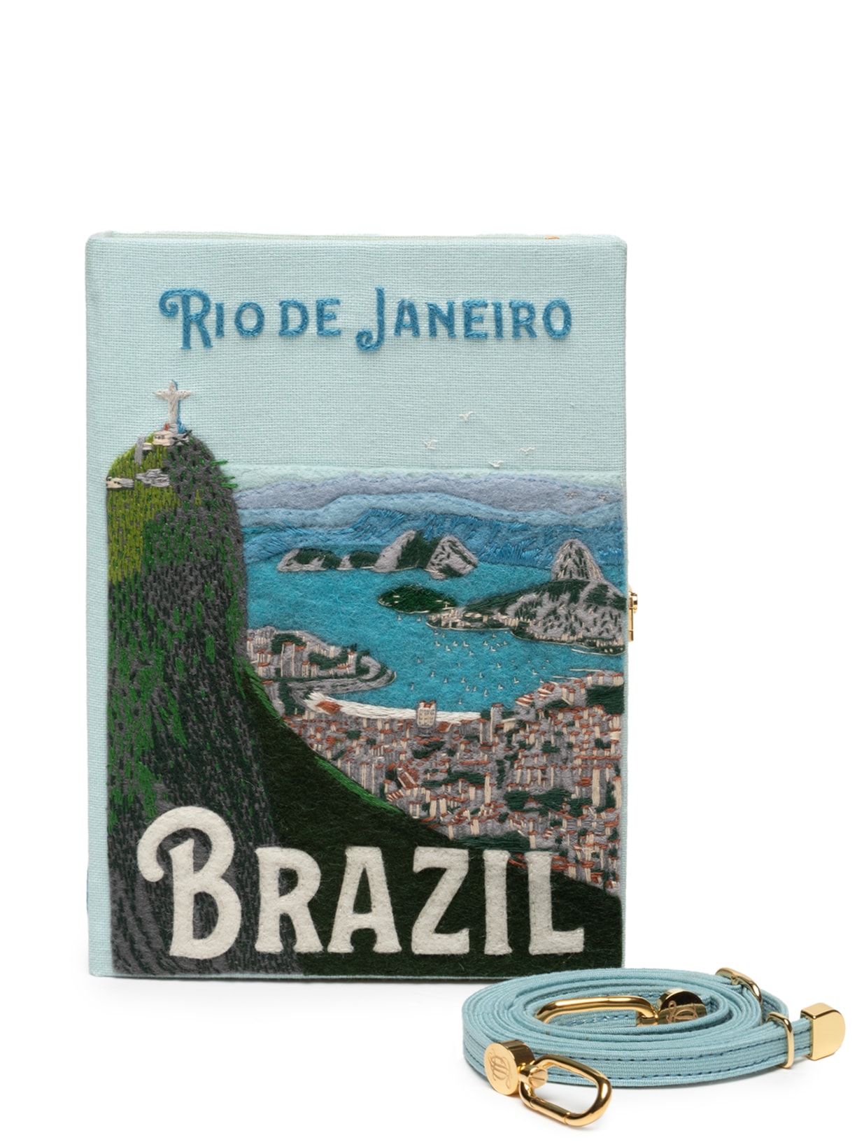Bolsa Feminina Rio De Janeiro Strapped - Azul