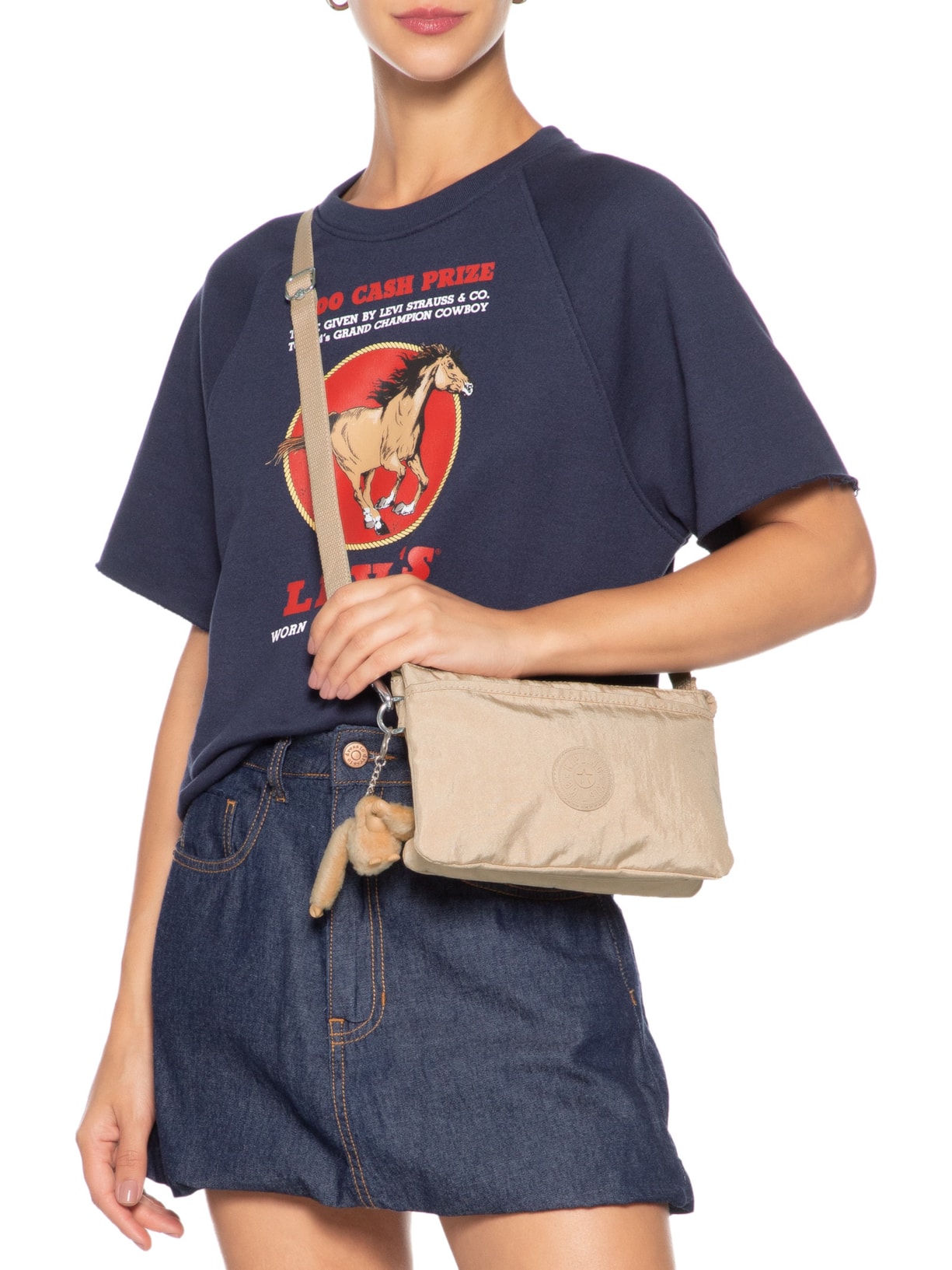 Bolsa Feminina Riri Bege Kipling