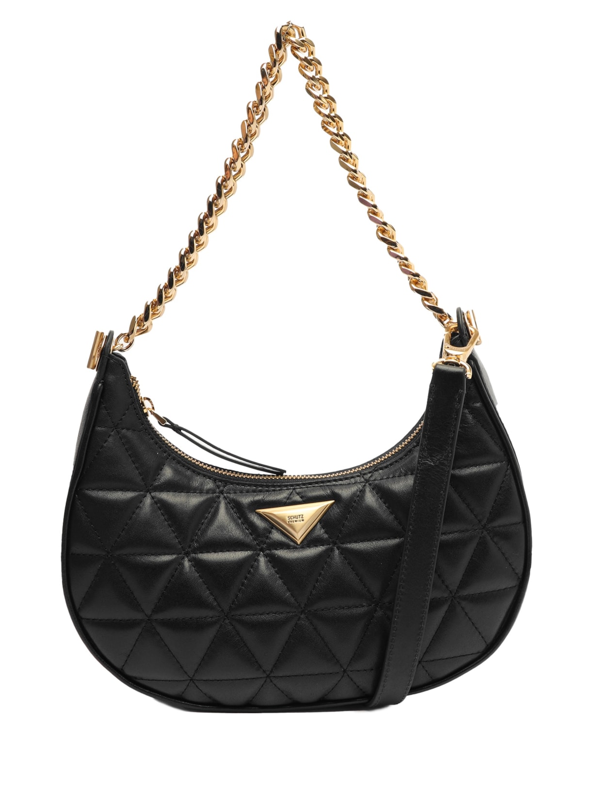 Bolsa Feminina Round Bag 944 Média - Preto