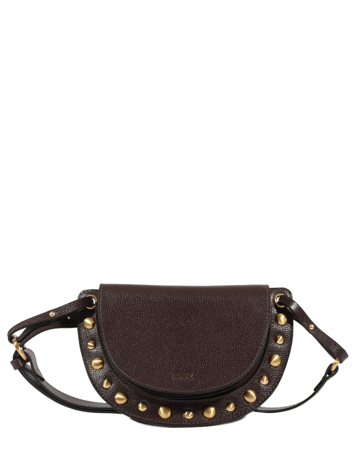 Bolsa Feminina Round Hobo Couro - Marrom