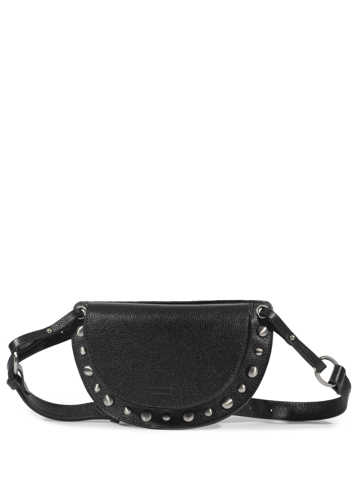 Bolsa Feminina Round Hobo Couro - Preto