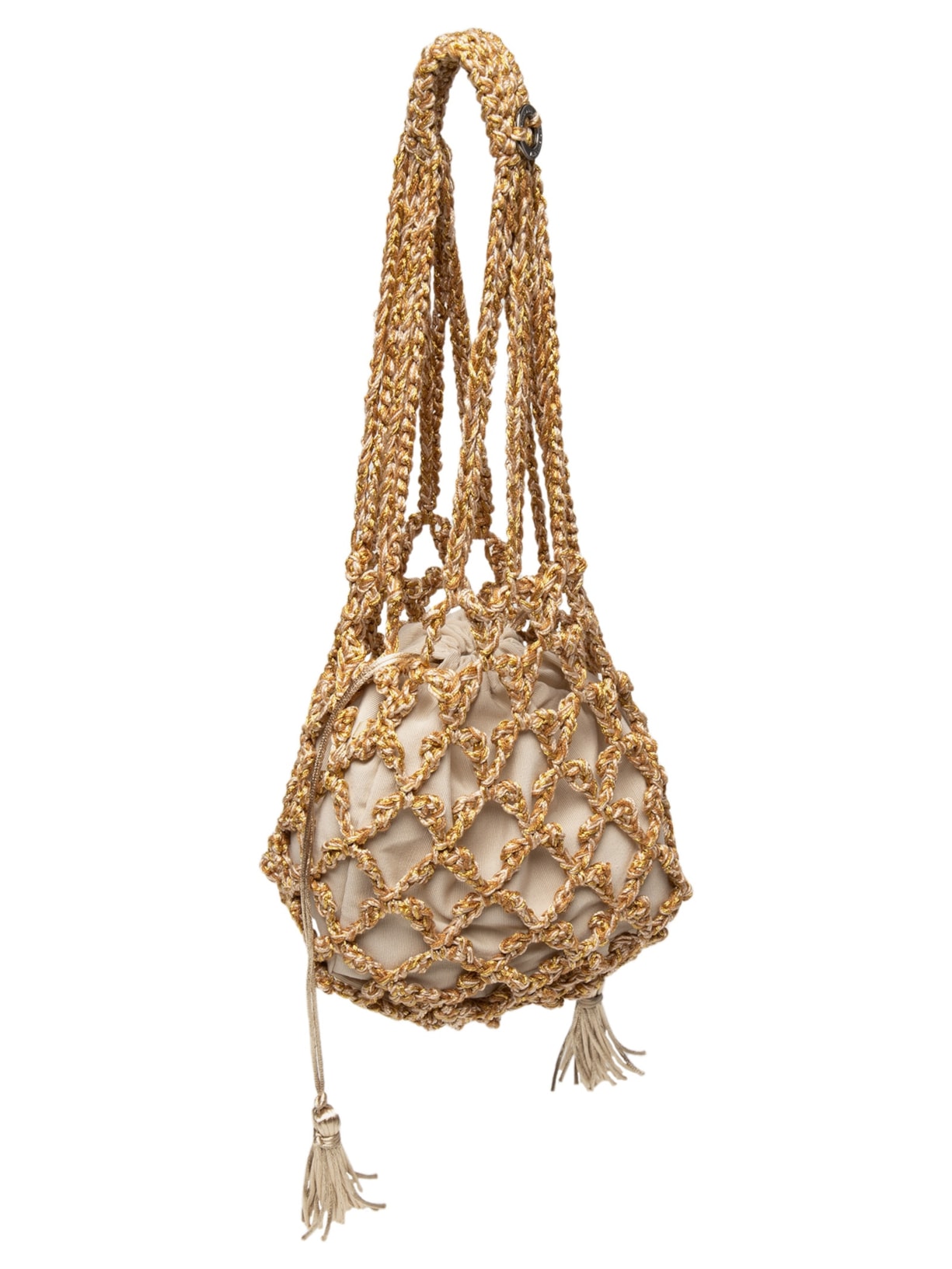 Bolsa Feminina Sac Pipoca Bege Catarina Mina