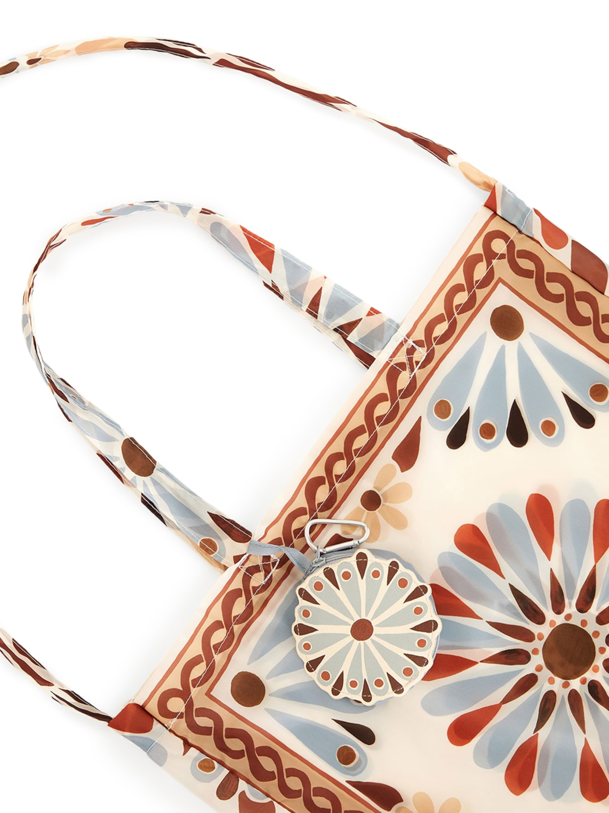 Bolsa Feminina Sacolinha Me Leva Florejo Azul Farm Etc